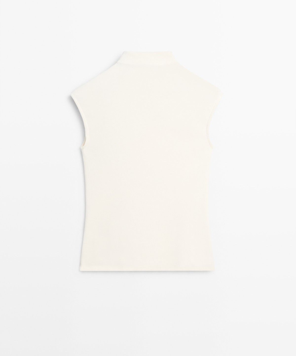마시모두띠(MASSIMO DUTTI) 퍼널넥 니트 탑