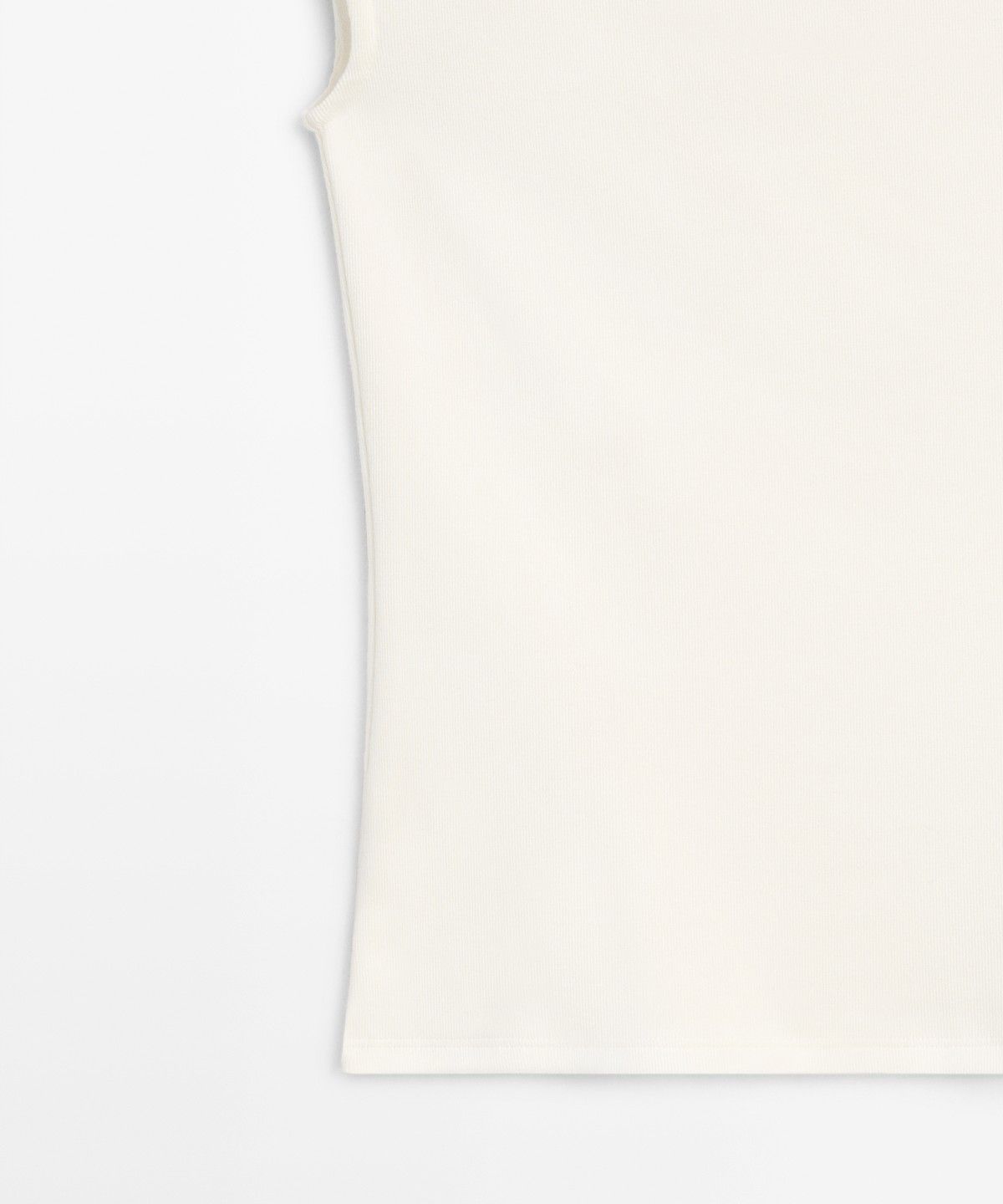 마시모두띠(MASSIMO DUTTI) 퍼널넥 니트 탑