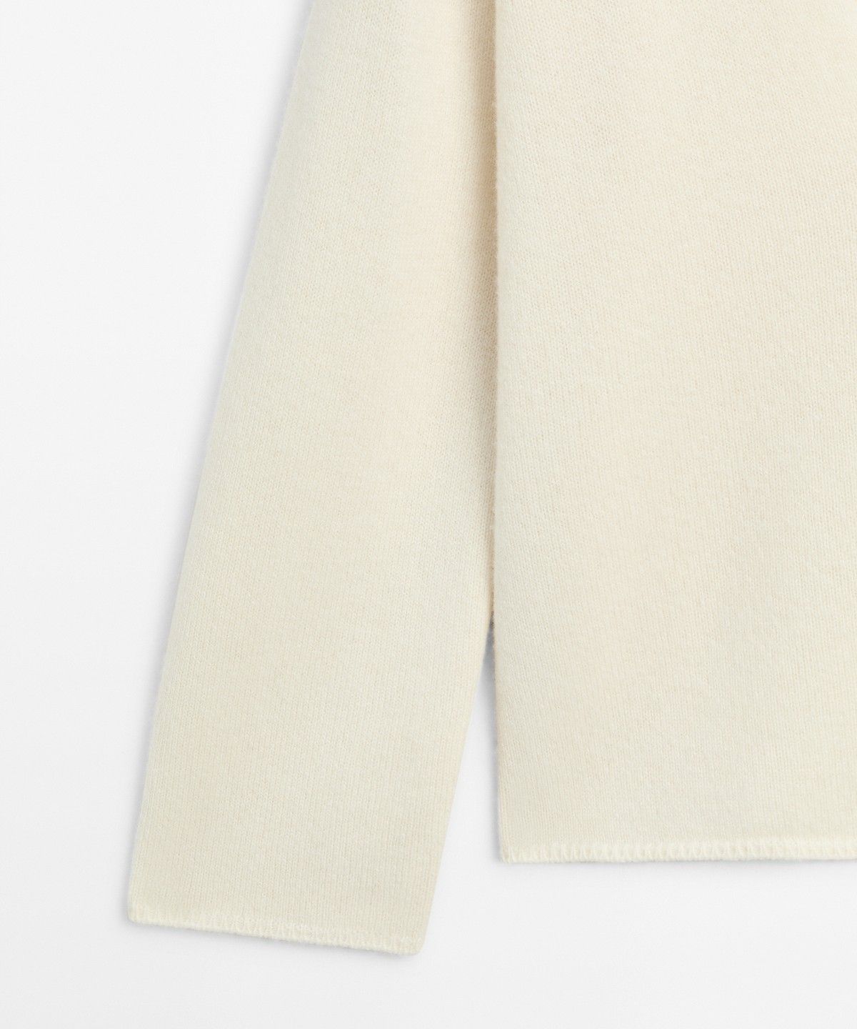 마시모두띠(MASSIMO DUTTI) 디테일 브이넥 롱 니트