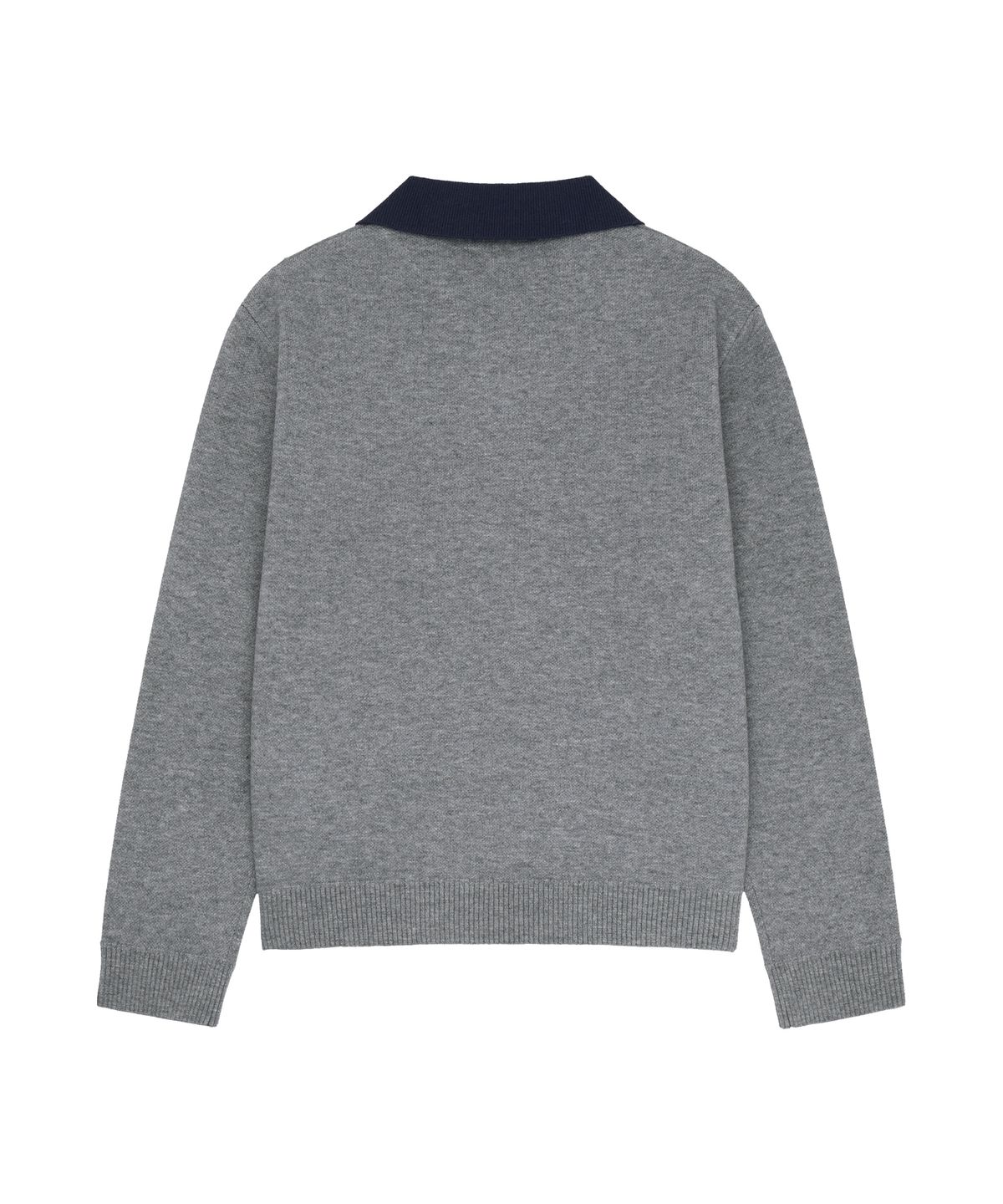 마리떼 키즈(MARITHÉ KIDS) KIDS CLASSIC LOGO COLLAR PULLOVER melange gray