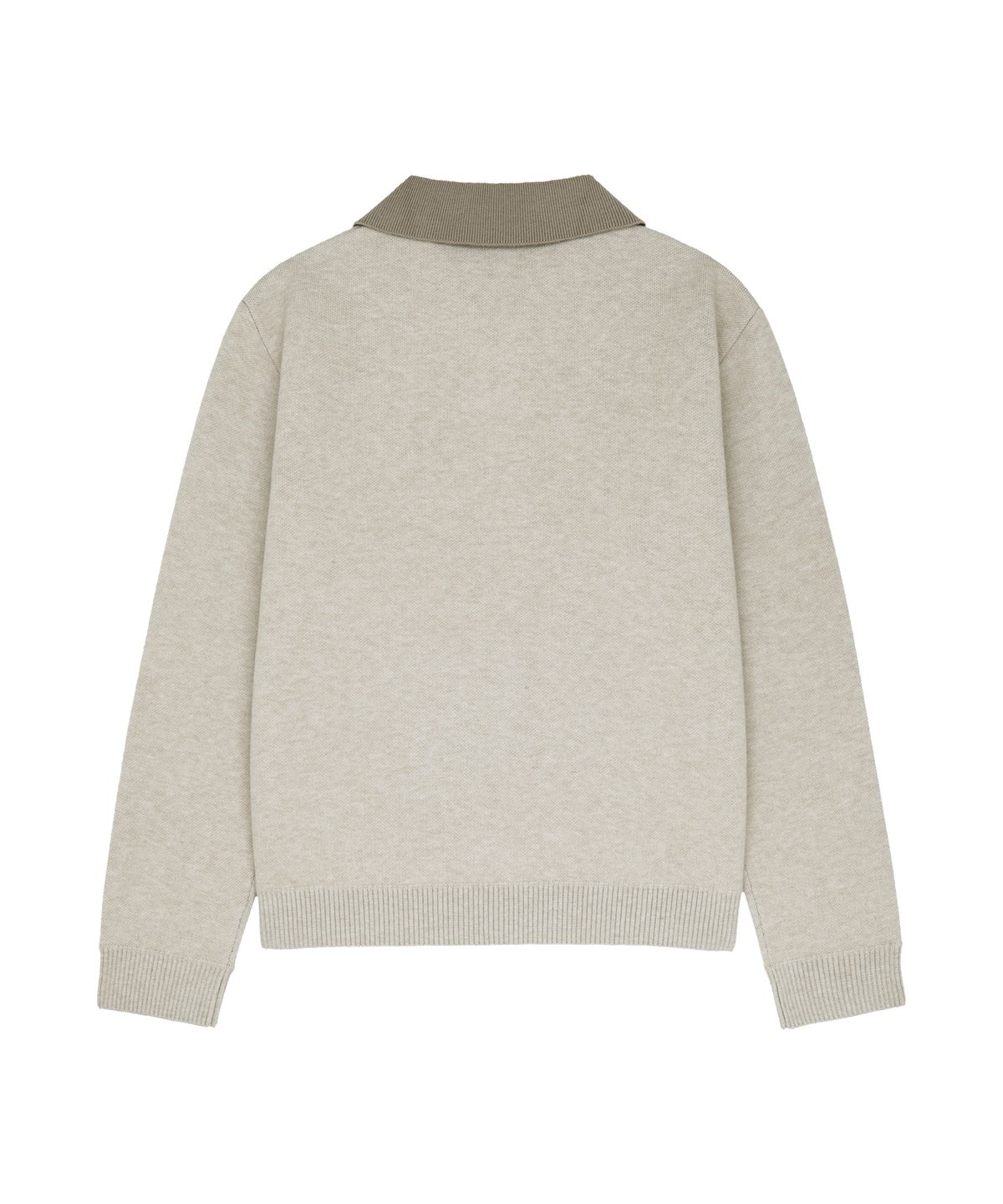 마리떼 키즈(MARITHÉ KIDS) KIDS CLASSIC LOGO COLLAR PULLOVER light beige
