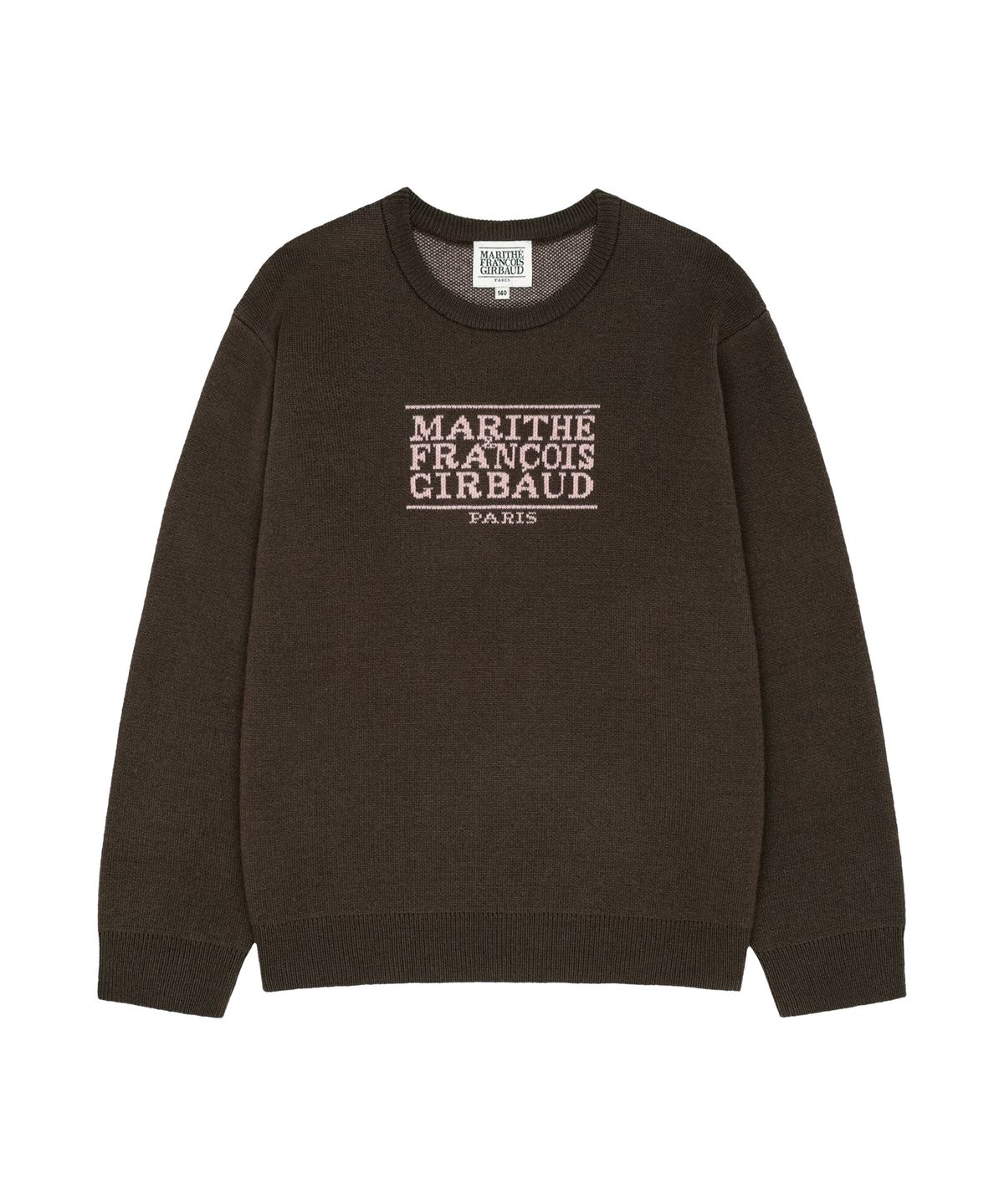 마리떼 키즈(MARITHÉ KIDS) KIDS CLASSIC LOGO KNIT PULLOVER brown