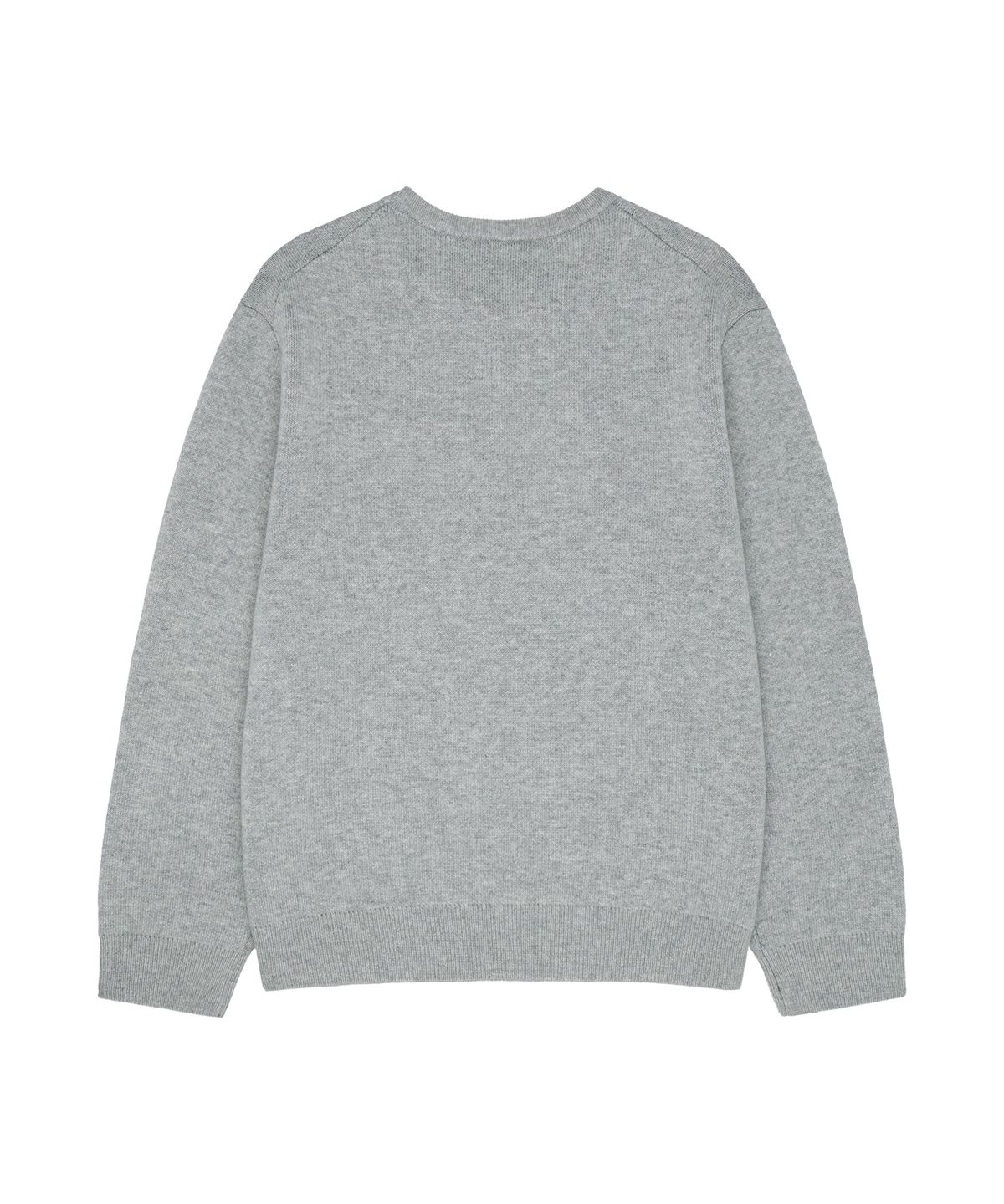 마리떼 키즈(MARITHÉ KIDS) KIDS CLASSIC LOGO KNIT PULLOVER heather gray