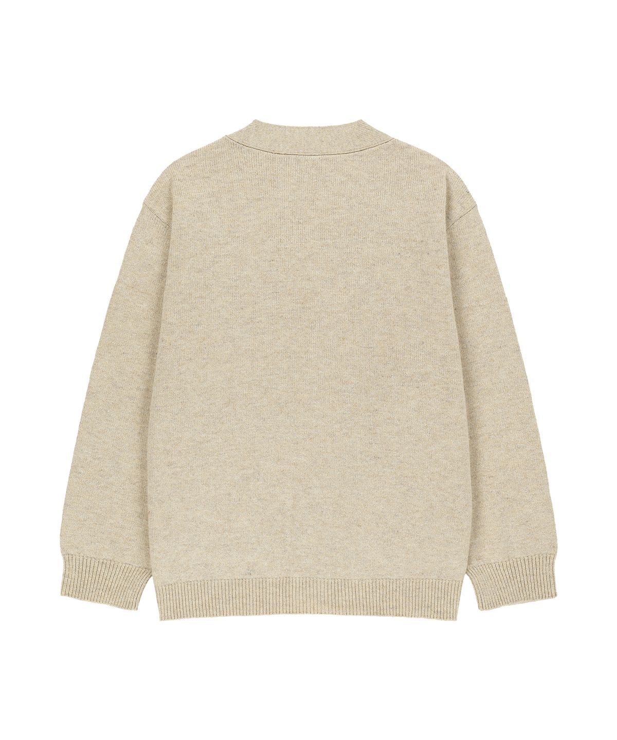 마리떼 키즈(MARITHÉ KIDS) KIDS MICRO CLASSIC LOGO CARDIGAN oatmeal