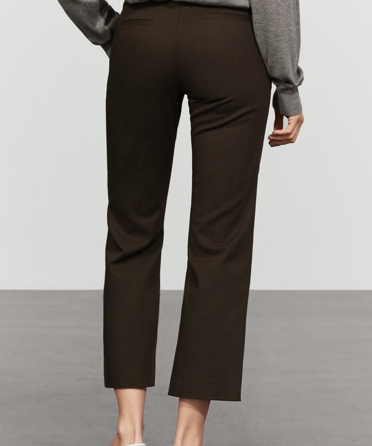 마시모두띠(MASSIMO DUTTI) 스트레치 킥 플레어 팬츠