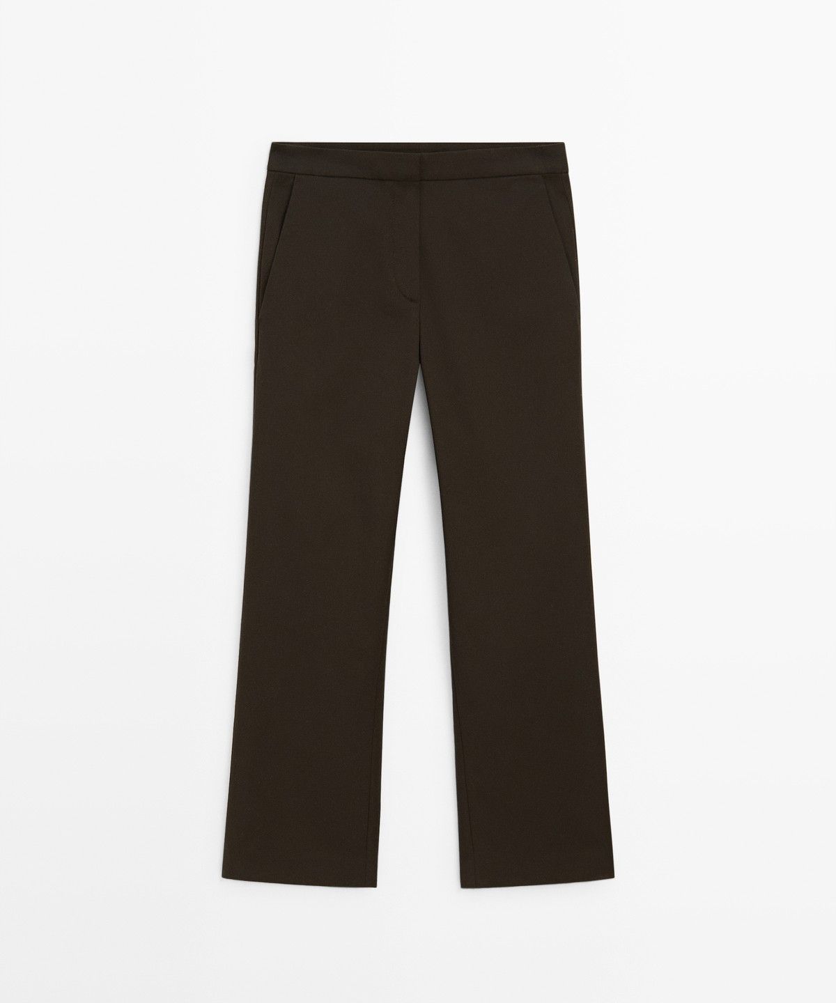 마시모두띠(MASSIMO DUTTI) 스트레치 킥 플레어 팬츠