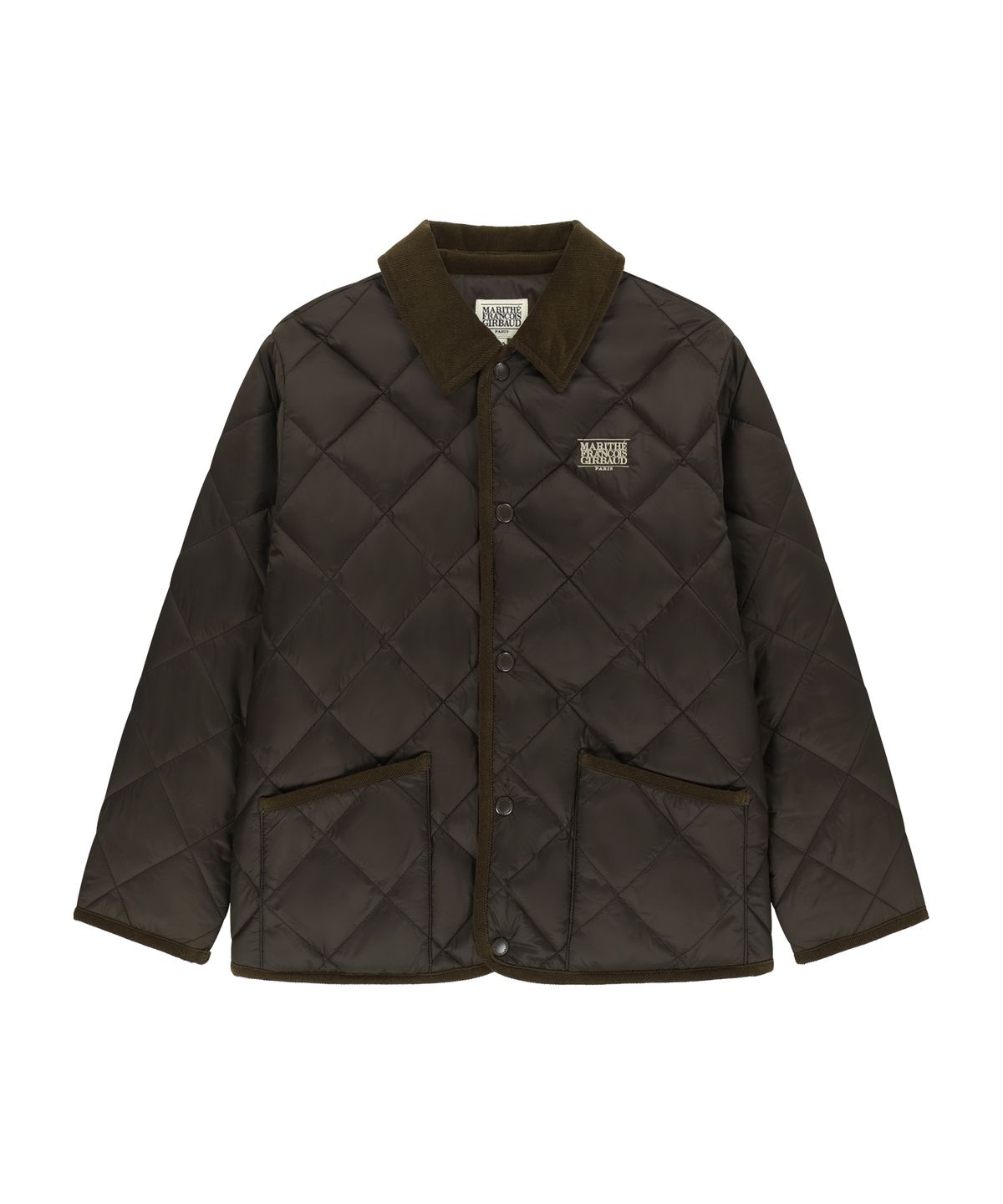 마리떼 키즈(MARITHÉ KIDS) KIDS CLASSIC LOGO QUILTED PADDED JACKET brown