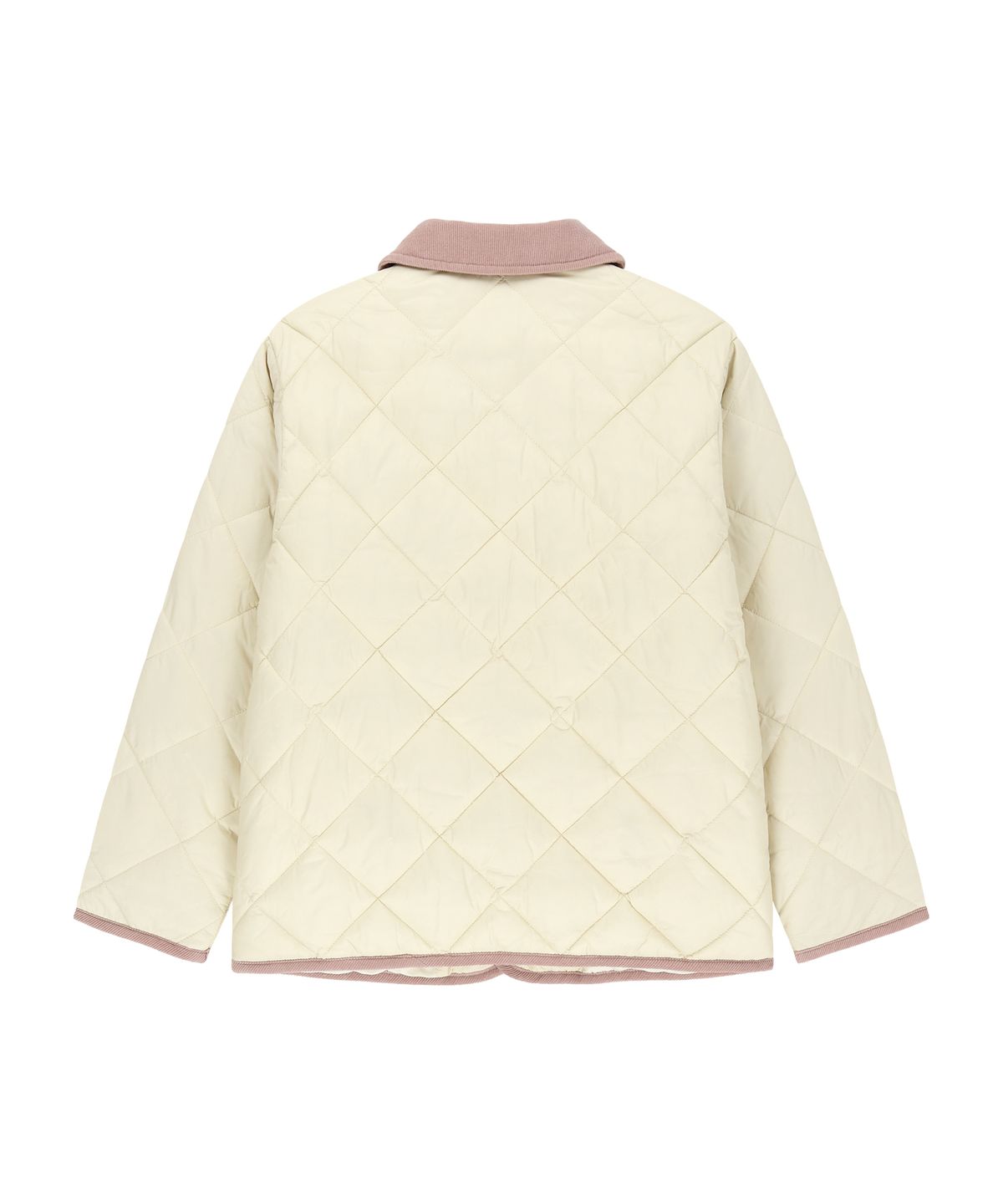 마리떼 키즈(MARITHÉ KIDS) KIDS CLASSIC LOGO QUILTED PADDED JACKET ivory