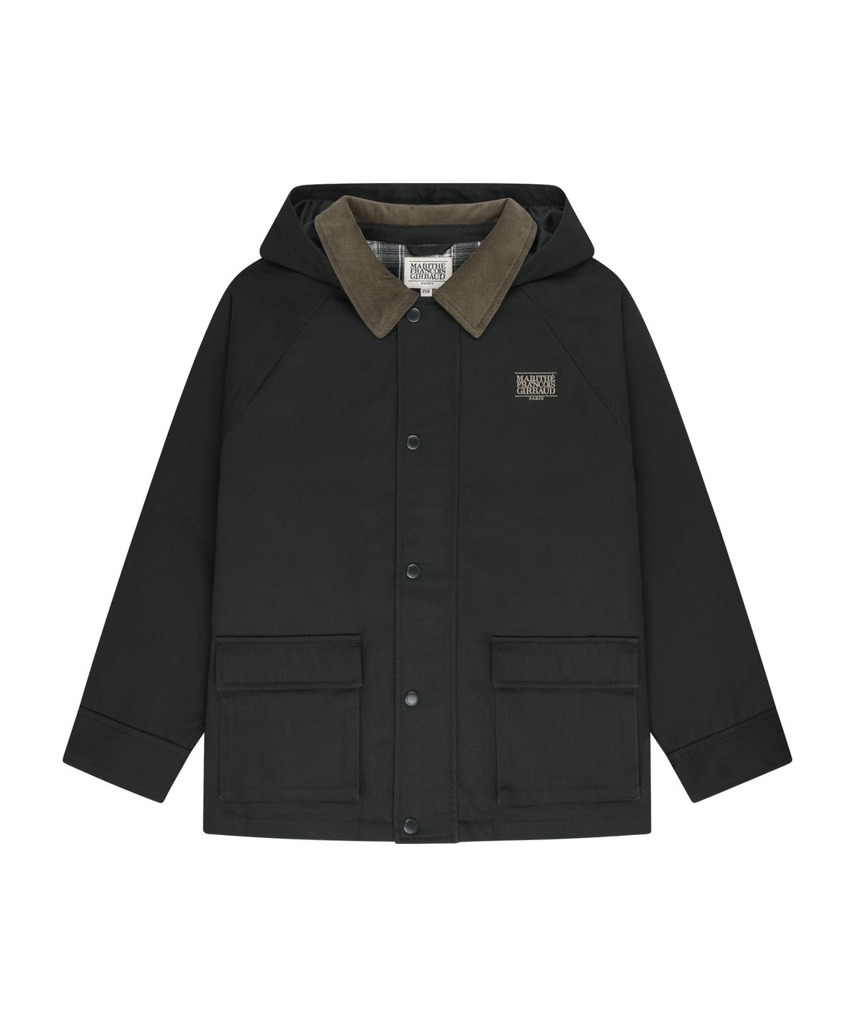 마리떼 키즈(MARITHÉ KIDS) KIDS CLASSIC LOGO WORK JACKET charcoal