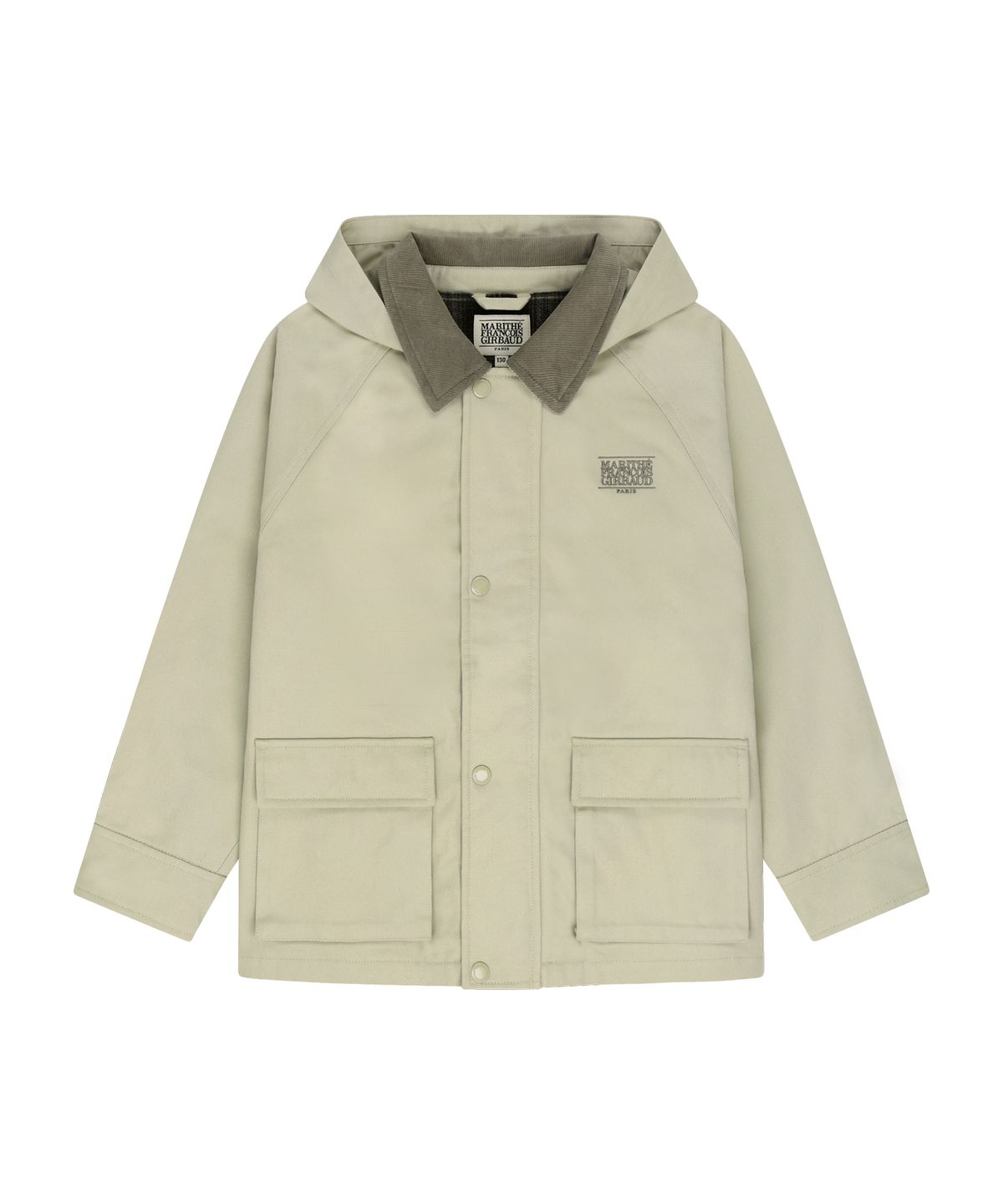 마리떼 키즈(MARITHÉ KIDS) KIDS CLASSIC LOGO WORK JACKET light beige