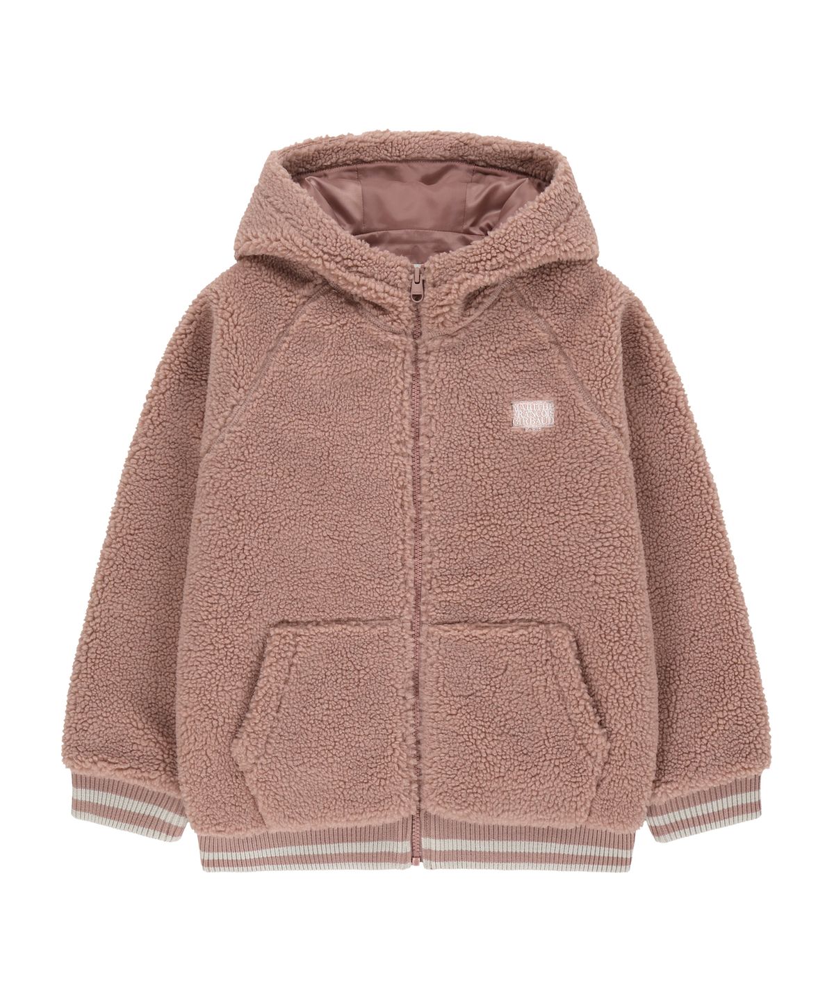 마리떼 키즈(MARITHÉ KIDS) KIDS CLASSIC LOGO HOODED FLEECE JACKET pink