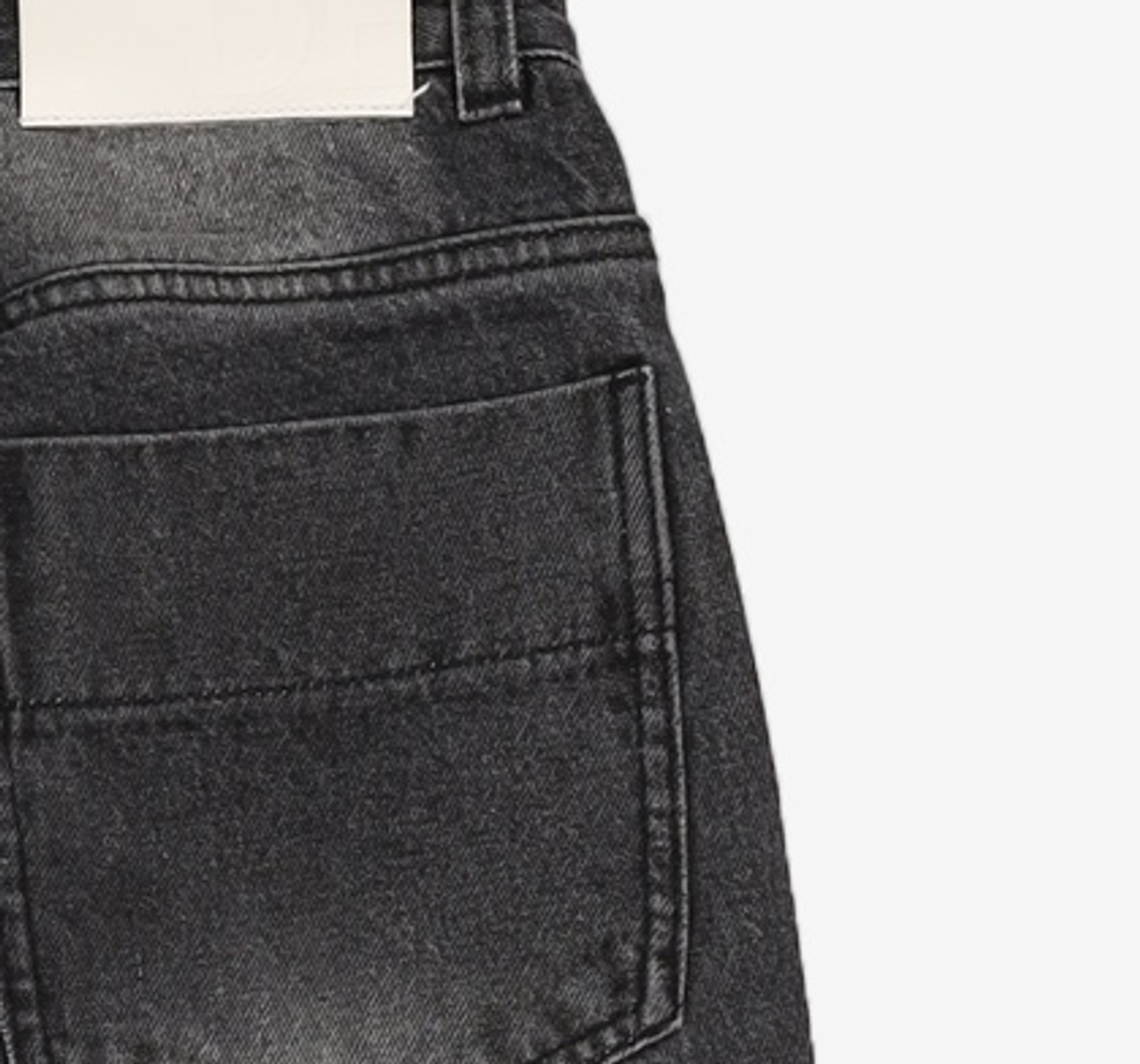 데케트(DECET) Mid Rise Wide Jeans DCPT027BlackCenter 26