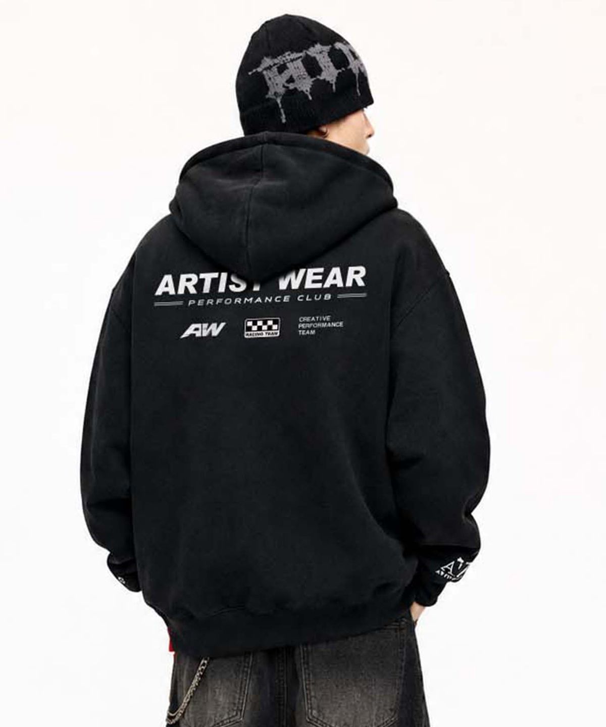 아티스트웨어(ARTISTWEAR) 퍼포먼스 클럽 후드집업 -2COLOR