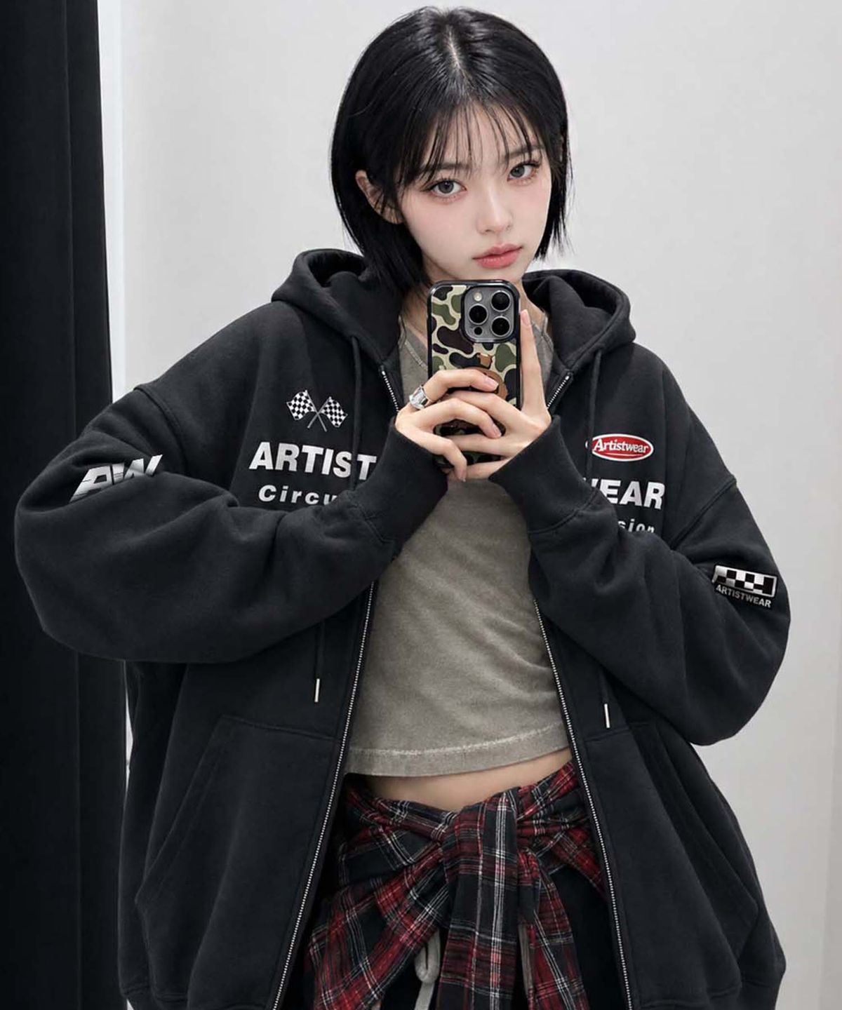 아티스트웨어(ARTISTWEAR) 퍼포먼스 클럽 후드집업 -2COLOR