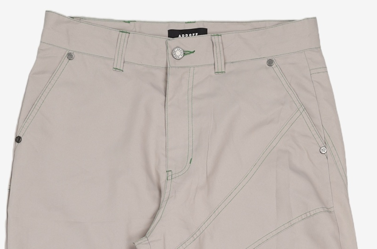 애드오프(ADDOFF) WAVE STITCH PANTS GREY 48