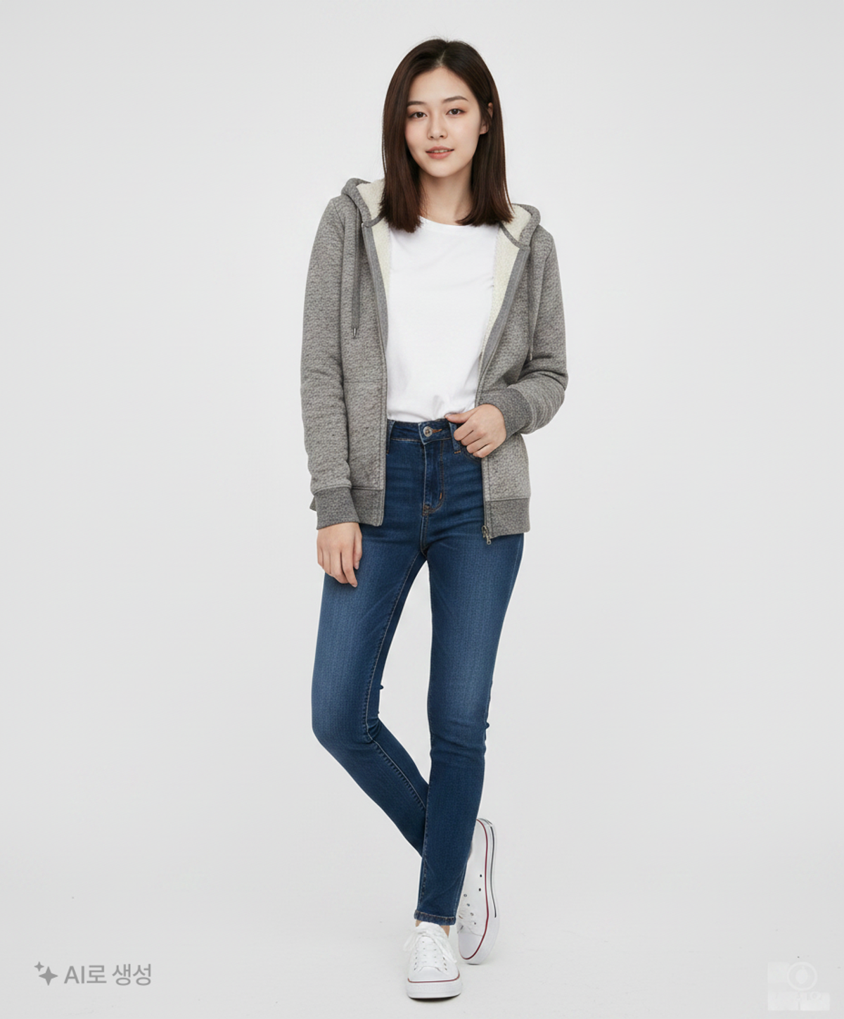 유니클로(UNIQLO) 후드 집업 S