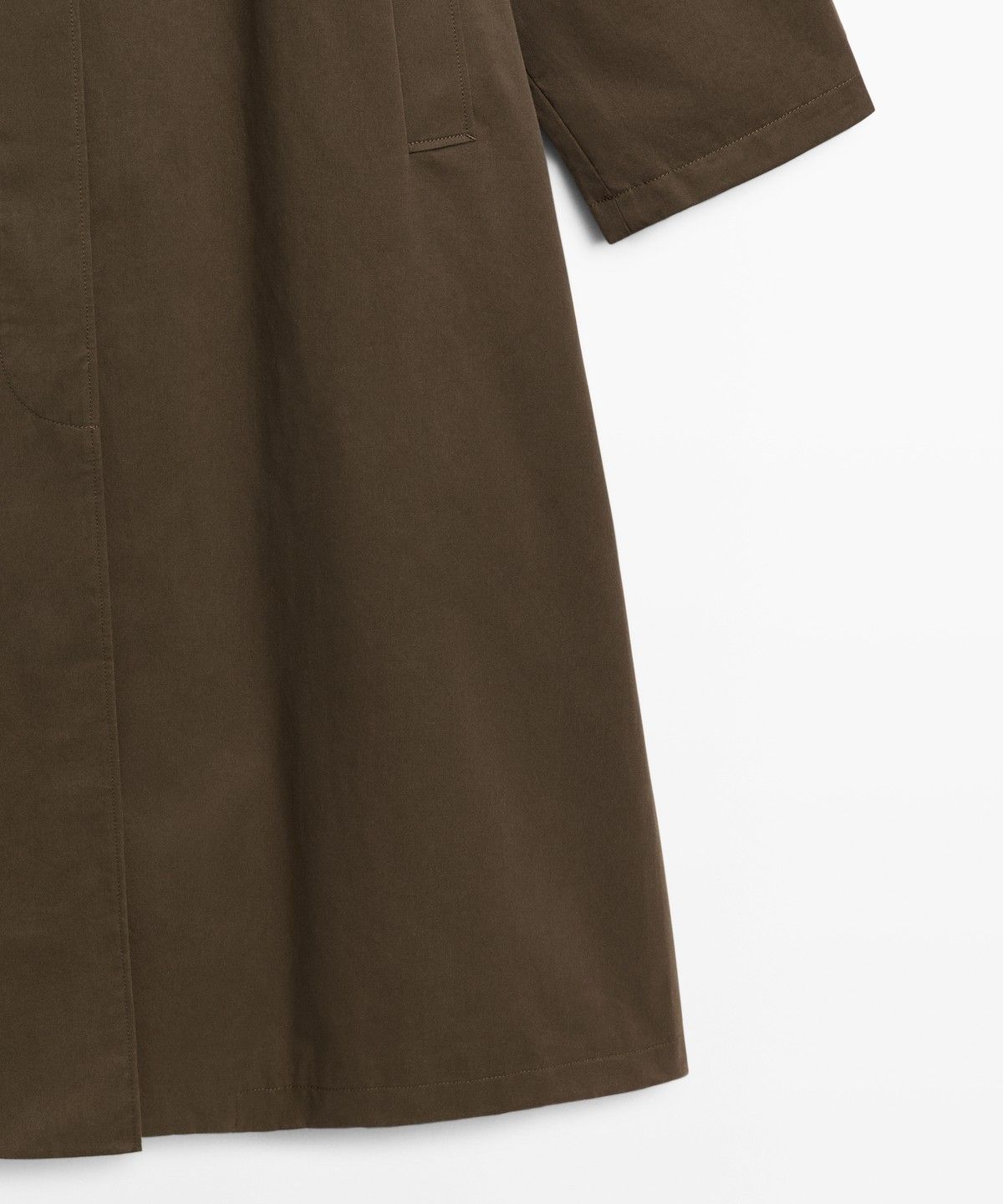 마시모두띠(MASSIMO DUTTI) 탈착식 후드 트렌치코트