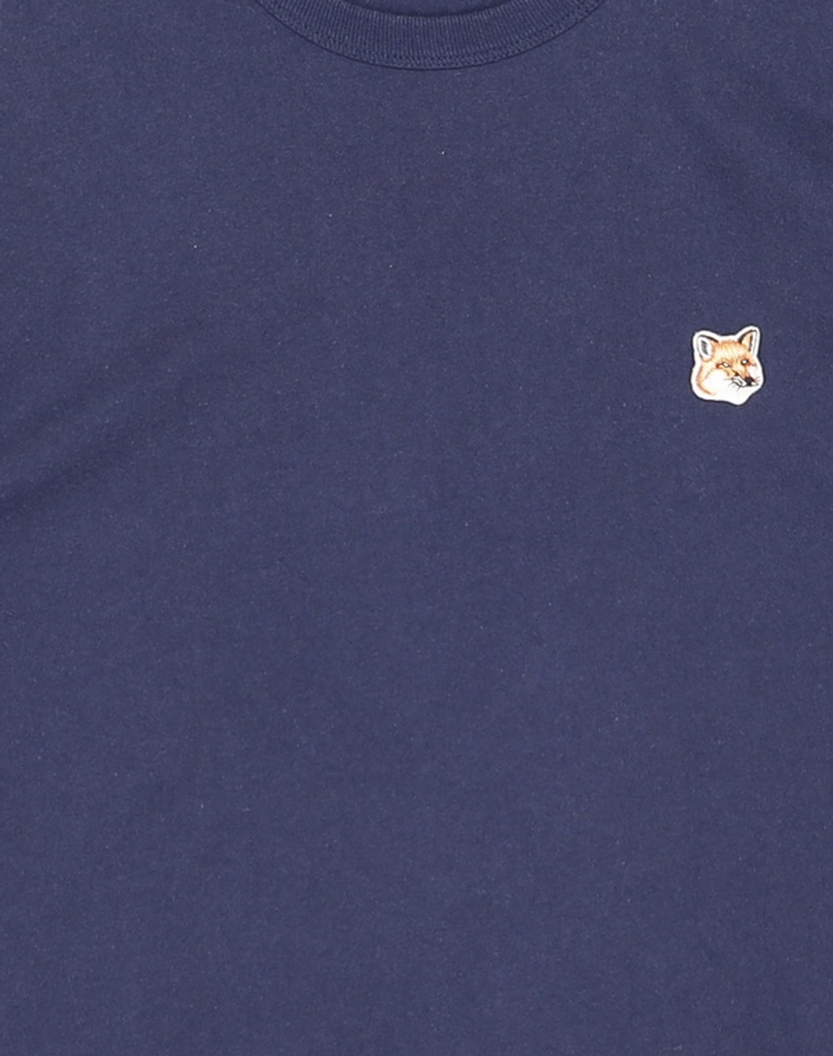 메종 키츠네(MAISON KITSUNE) 폭스헤드 반팔 티셔츠 AM00103KJ0008 P480 NAVY L