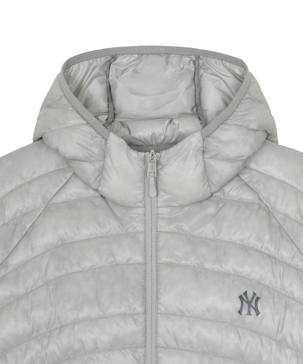 엠엘비(MLB) 커브 에어쉘 경량 후드 패딩 NY (Ptn.Grey)