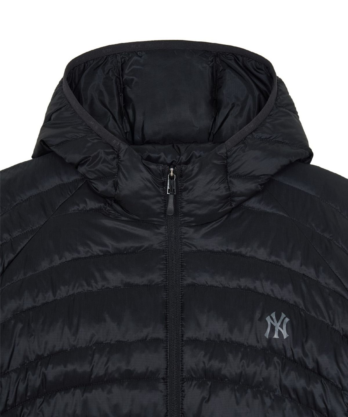 엠엘비(MLB) 커브 에어쉘 경량 후드 패딩 NY (Black)