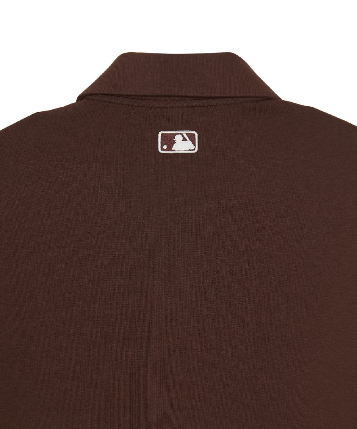 엠엘비(MLB) 베이직 스몰로고 반집업 맨투맨 SD (Sepia)