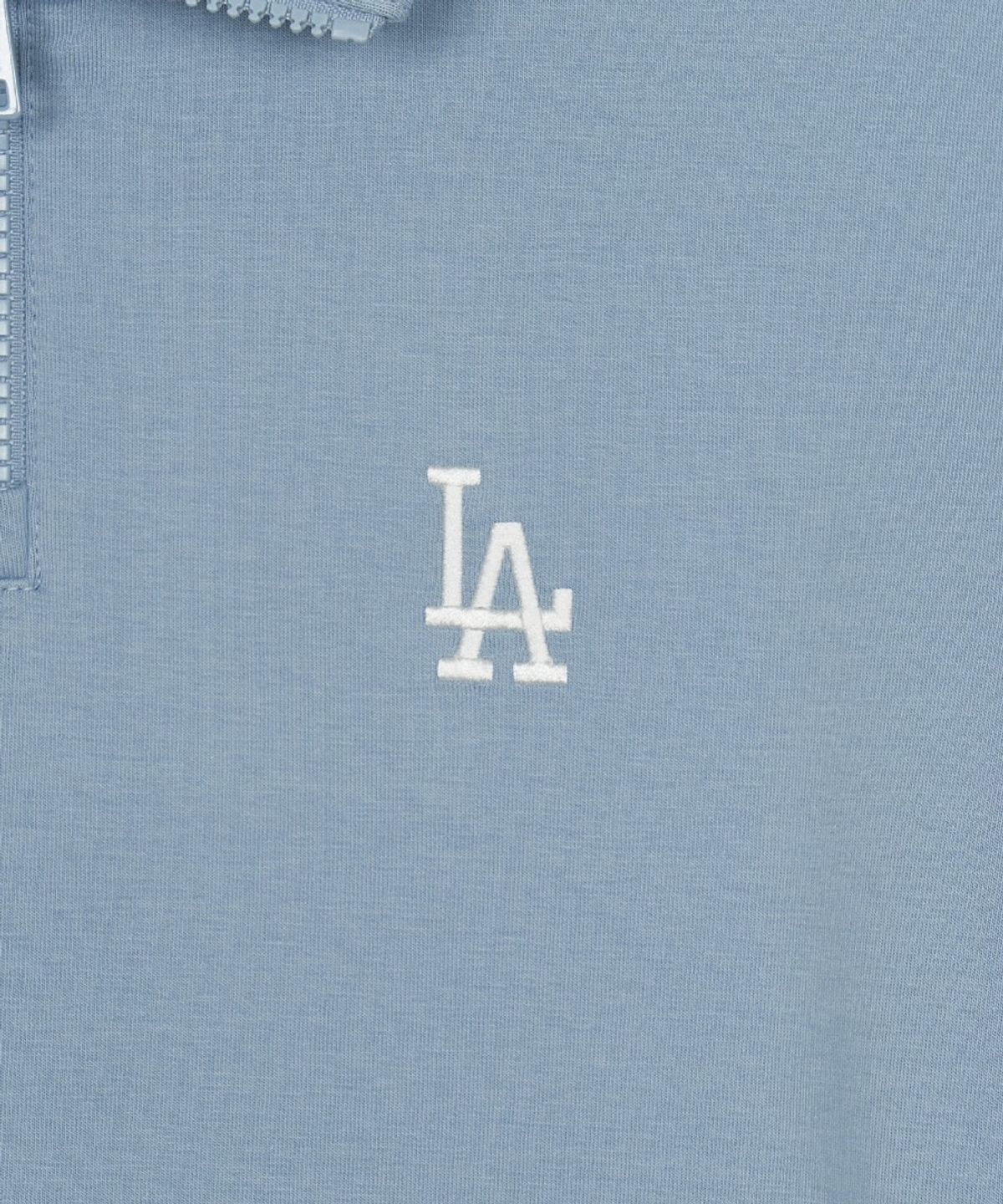 엠엘비(MLB) 베이직 스몰로고 반집업 맨투맨 LA (L.Blue)