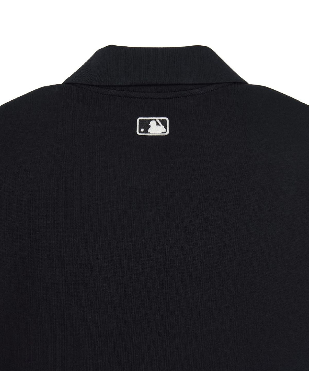 엠엘비(MLB) 베이직 스몰로고 반집업 맨투맨 LA (Black)