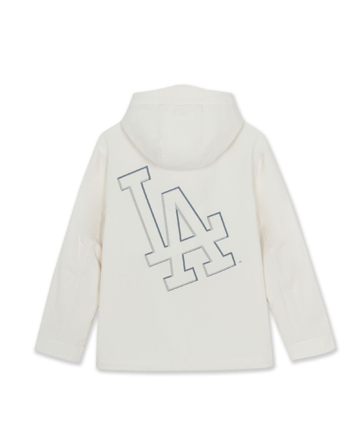 엠엘비(MLB) 고프코어 메가로고 2L 커브 바람막이 LA (Cream)