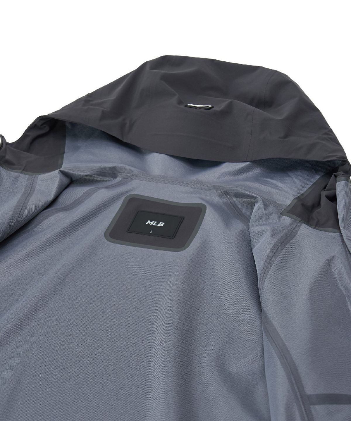 엠엘비(MLB) 고프코어 3L 사선 지퍼 바람막이 NY (D.Charcoal Grey)