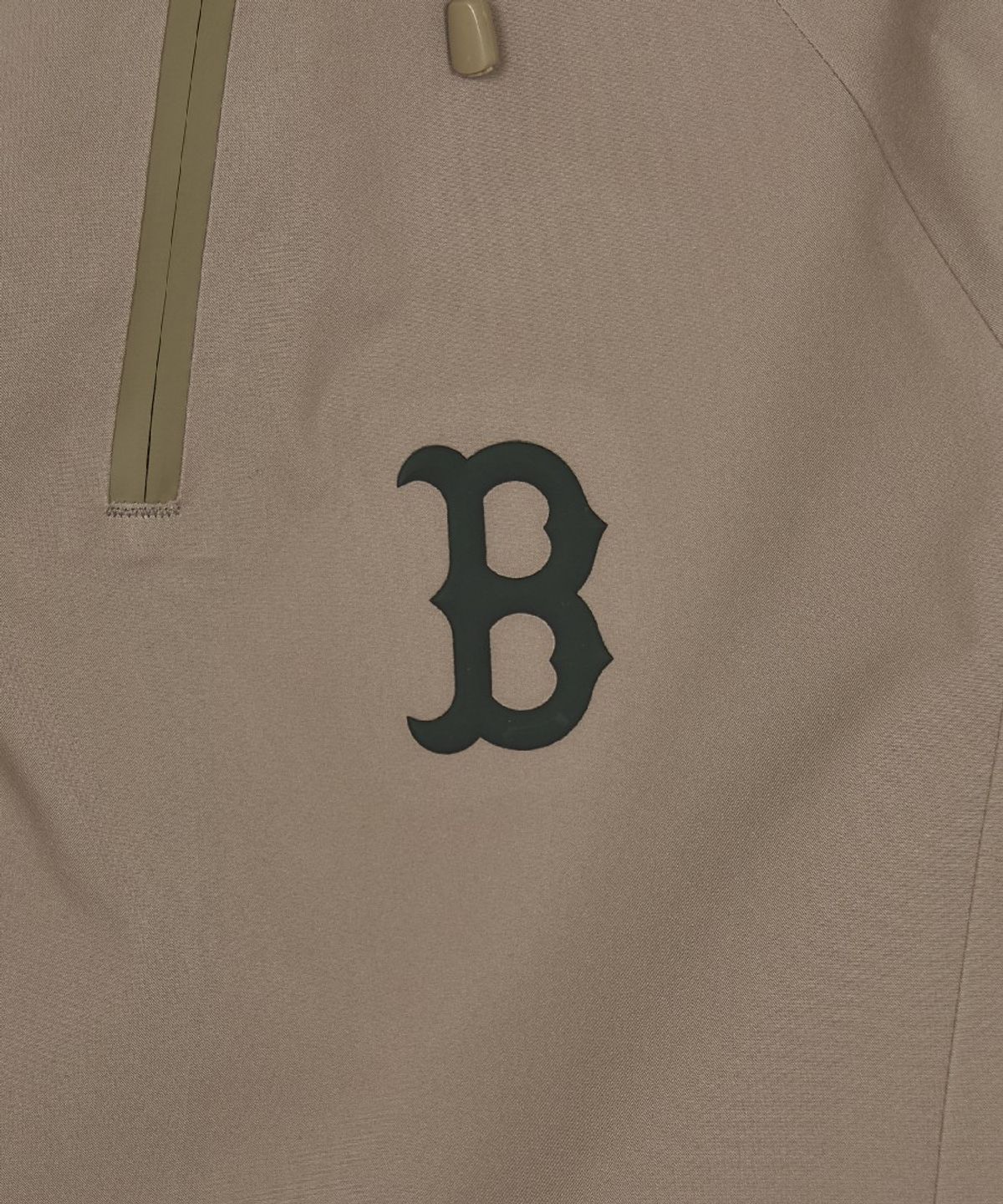 엠엘비(MLB) 고프코어 3L 사선 지퍼 바람막이 BOS (Mg.Beige)