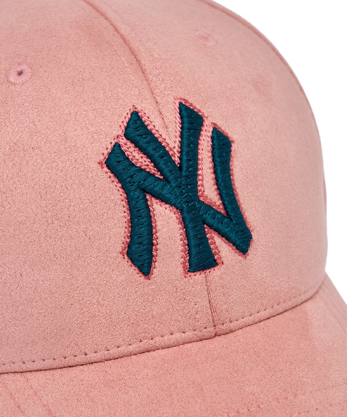 엠엘비(MLB) 베이직 컬러 스웨이드 스트럭쳐 볼캡 NY (L.Coral)