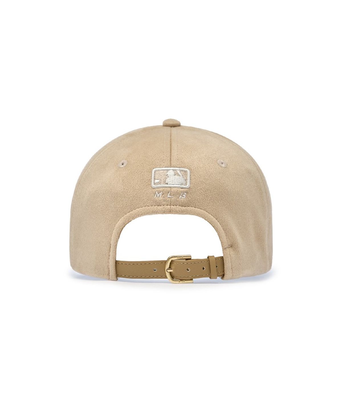 엠엘비(MLB) 베이직 컬러 스웨이드 스트럭쳐 볼캡 NY (Beige)