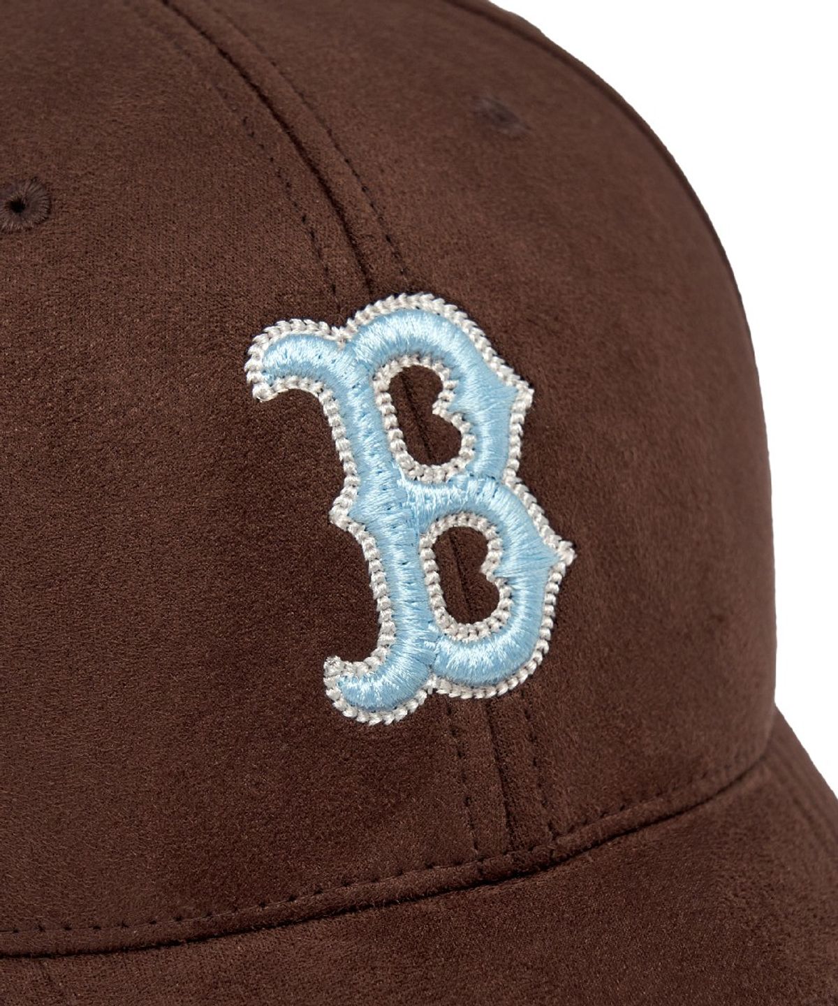 엠엘비(MLB) 베이직 컬러 스웨이드 스트럭쳐 볼캡 BOS (D.Brown)