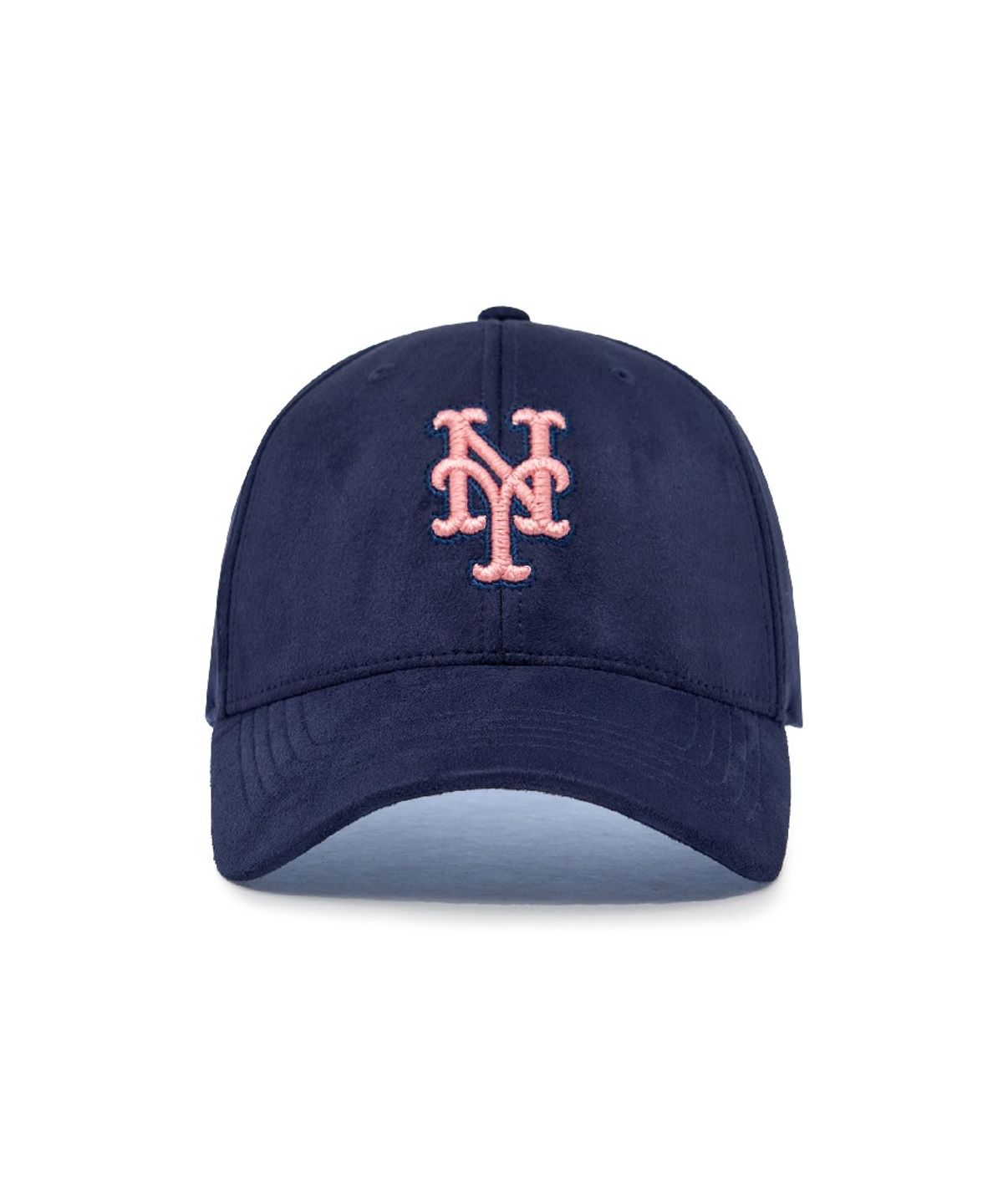 엠엘비(MLB) 베이직 컬러 스웨이드 스트럭쳐 볼캡 NYM (D.Navy)