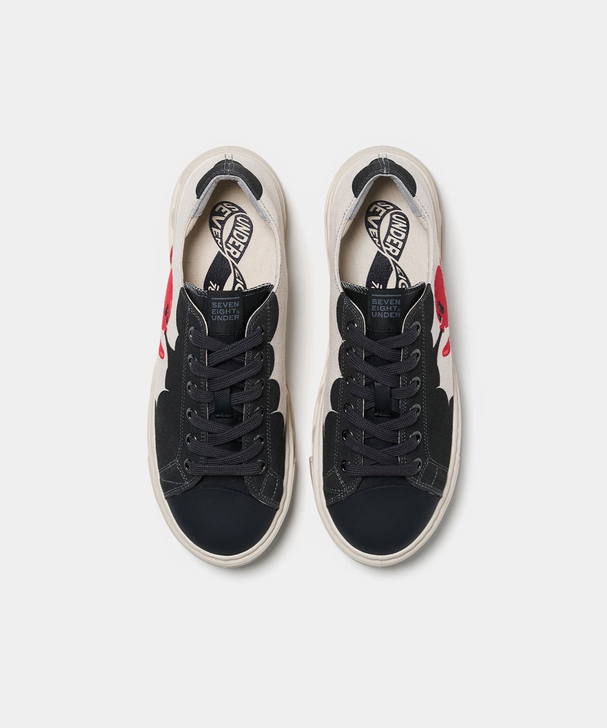 세븐에잇언더(78UNDER) A-2 GRAPHIC LOW TOP_OCTO RED