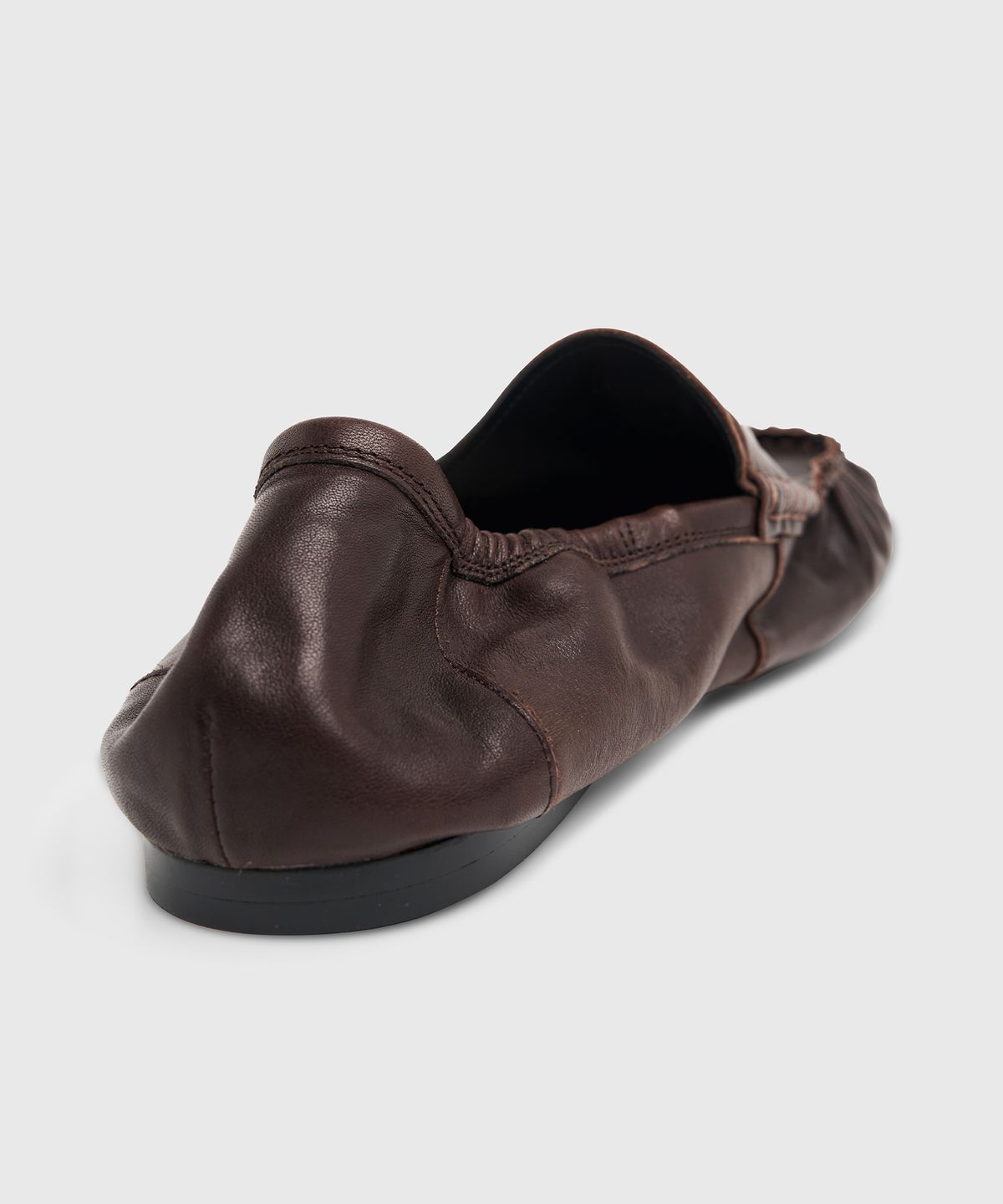 로스트가든(LOSTGARDEN) UNIFORM Pleats Banding Loafer Dark Brown