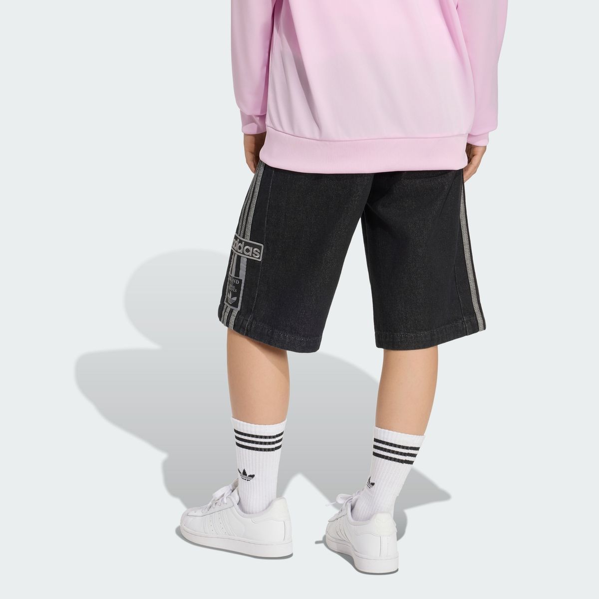 아디다스 키즈(ADIDAS KIDS) 아디브레이크 루즈 데님 쇼츠 KR9131