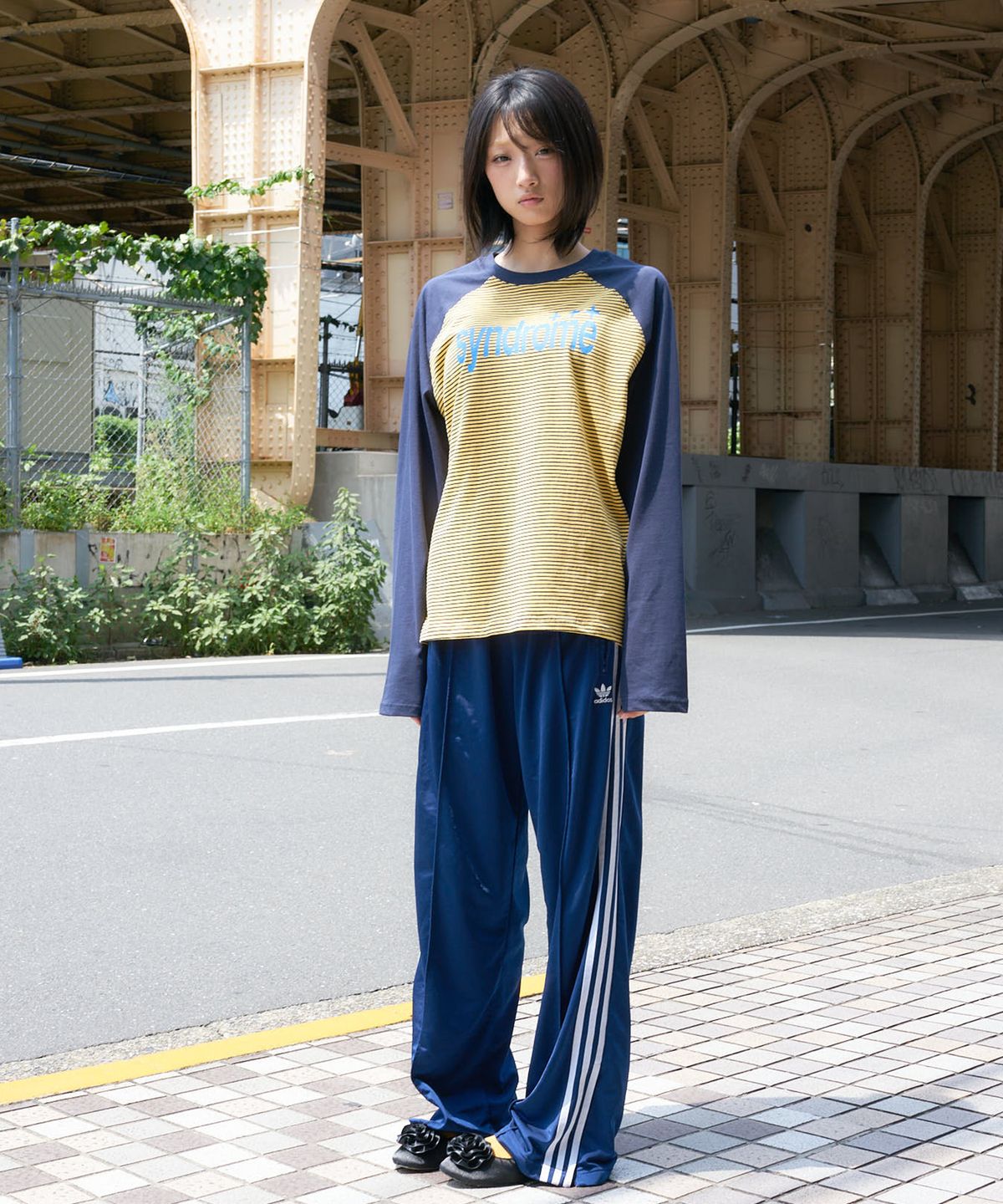 라티젠(LARTIGENT) L27 SYNDROME STRIPE T-SHIRT(YELLOW)