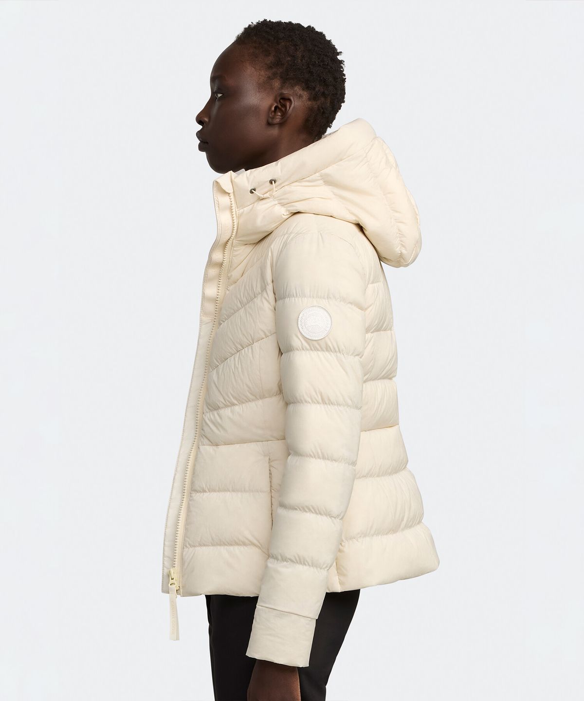 캐나다구스(CANADAGOOSE) 여성 클레어 재킷 화이트 디스크(OATMEAL)_Q255AWDW09OTB