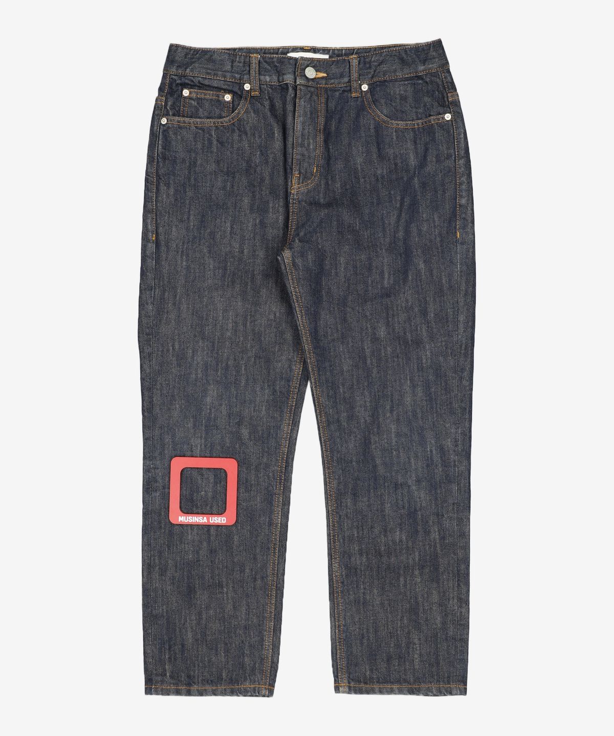 페이탈리즘(FATALISM) #0222 Moderation indigo straight crop fit 48