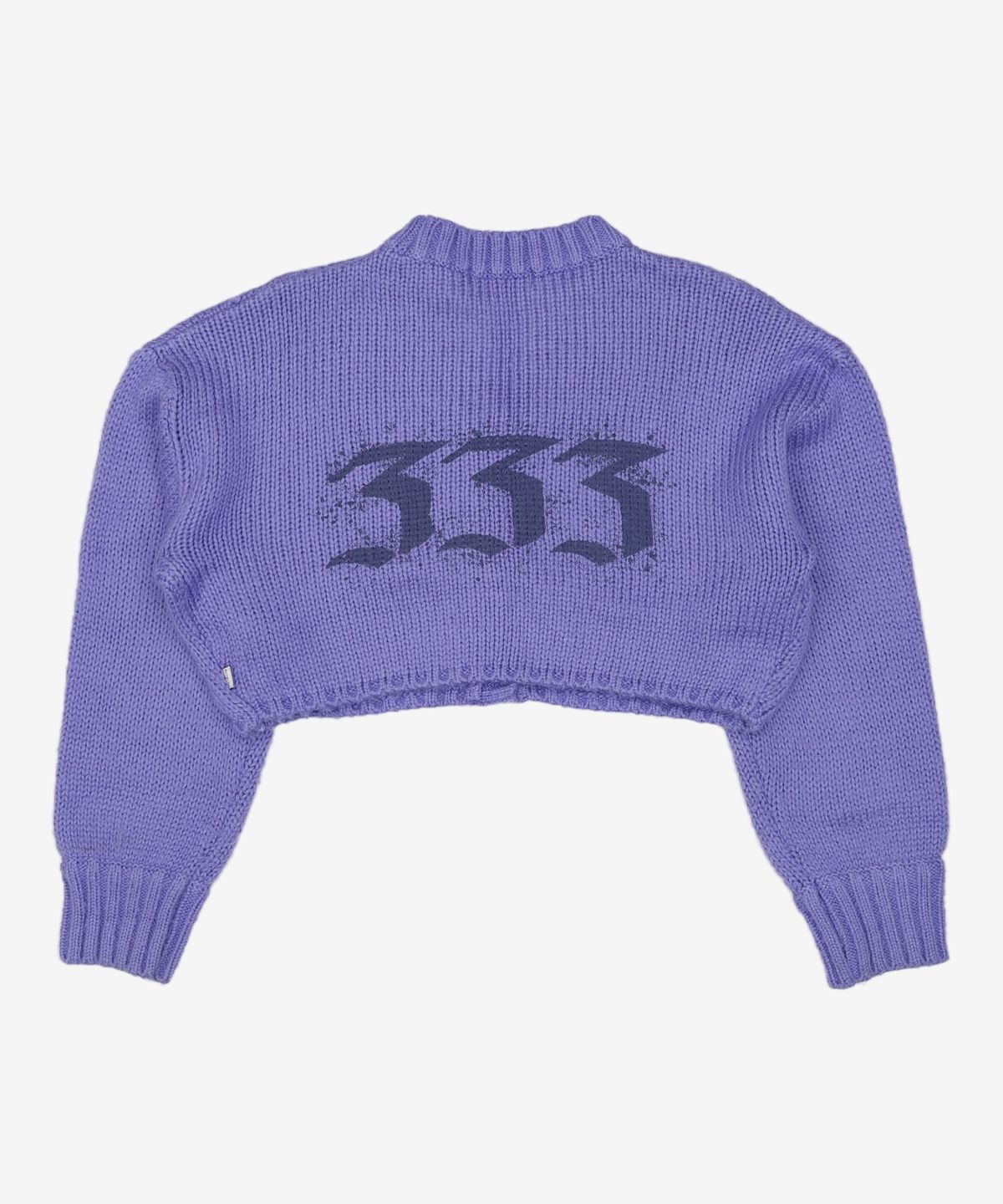 큐리티(CURETTY) C 333 PRINT KNIT CARDIGAN_VIOLET S