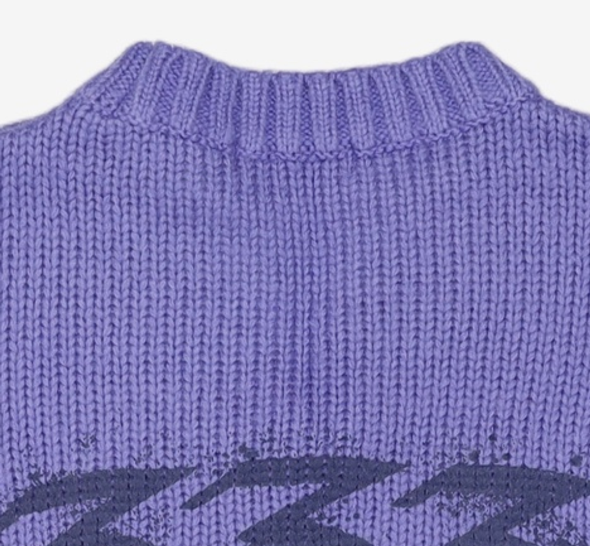 큐리티(CURETTY) C 333 PRINT KNIT CARDIGAN_VIOLET S