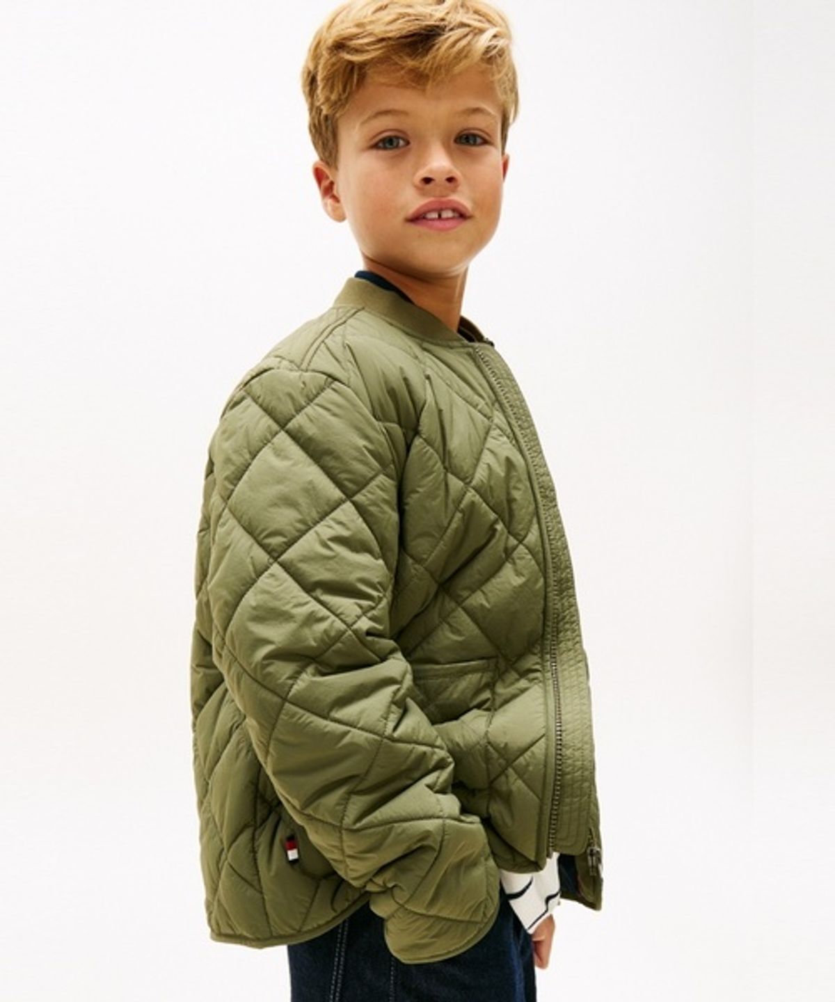 타미힐피거 키즈(TOMMY HILFIGER KIDS) 라이트 퀼팅 재킷