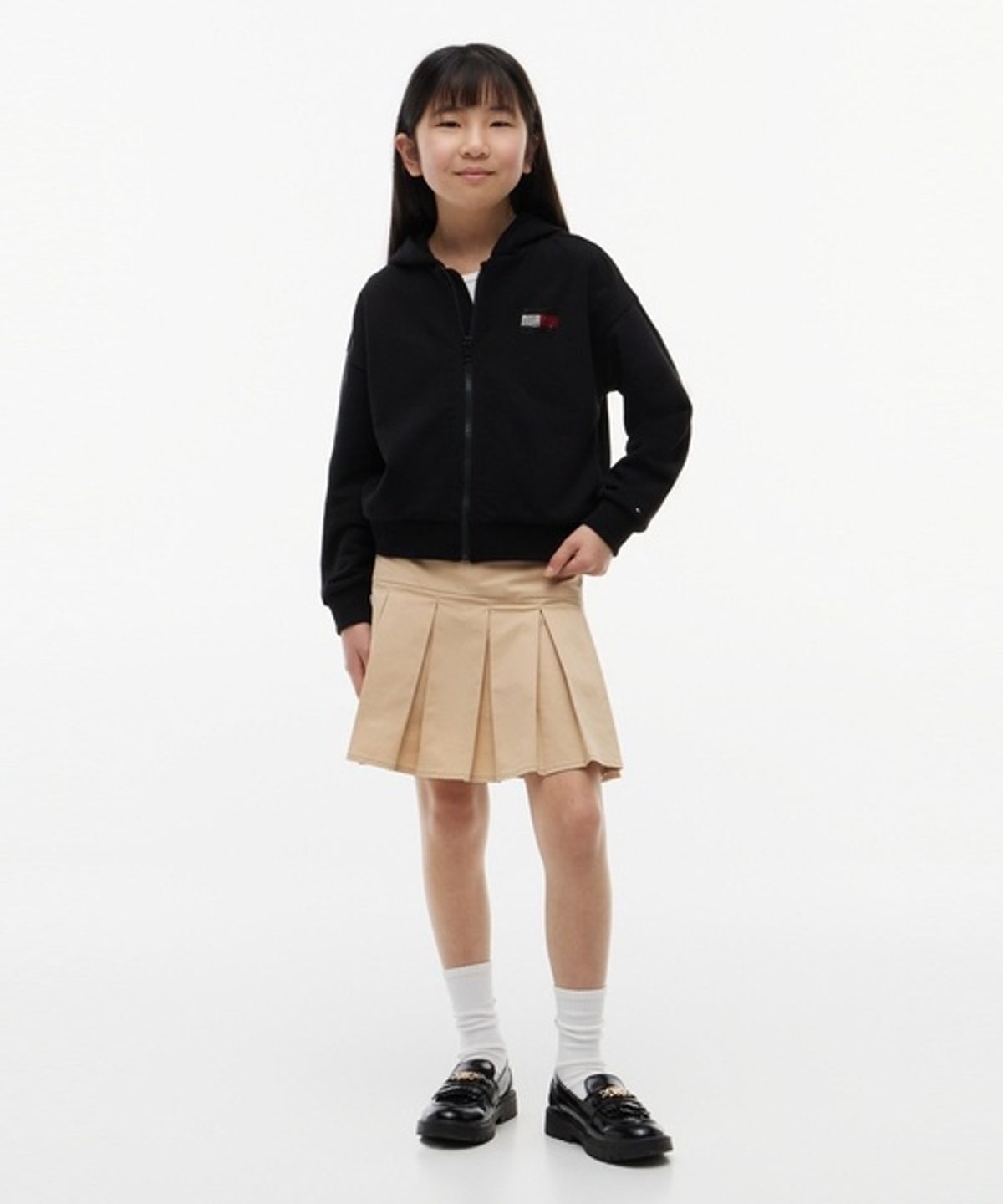 타미힐피거 키즈(TOMMY HILFIGER KIDS) 라인스톤 후드 집업