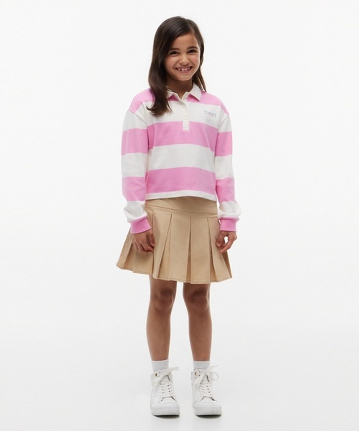 타미힐피거 키즈(TOMMY HILFIGER KIDS) 스트라이프 럭비 폴로 티셔츠