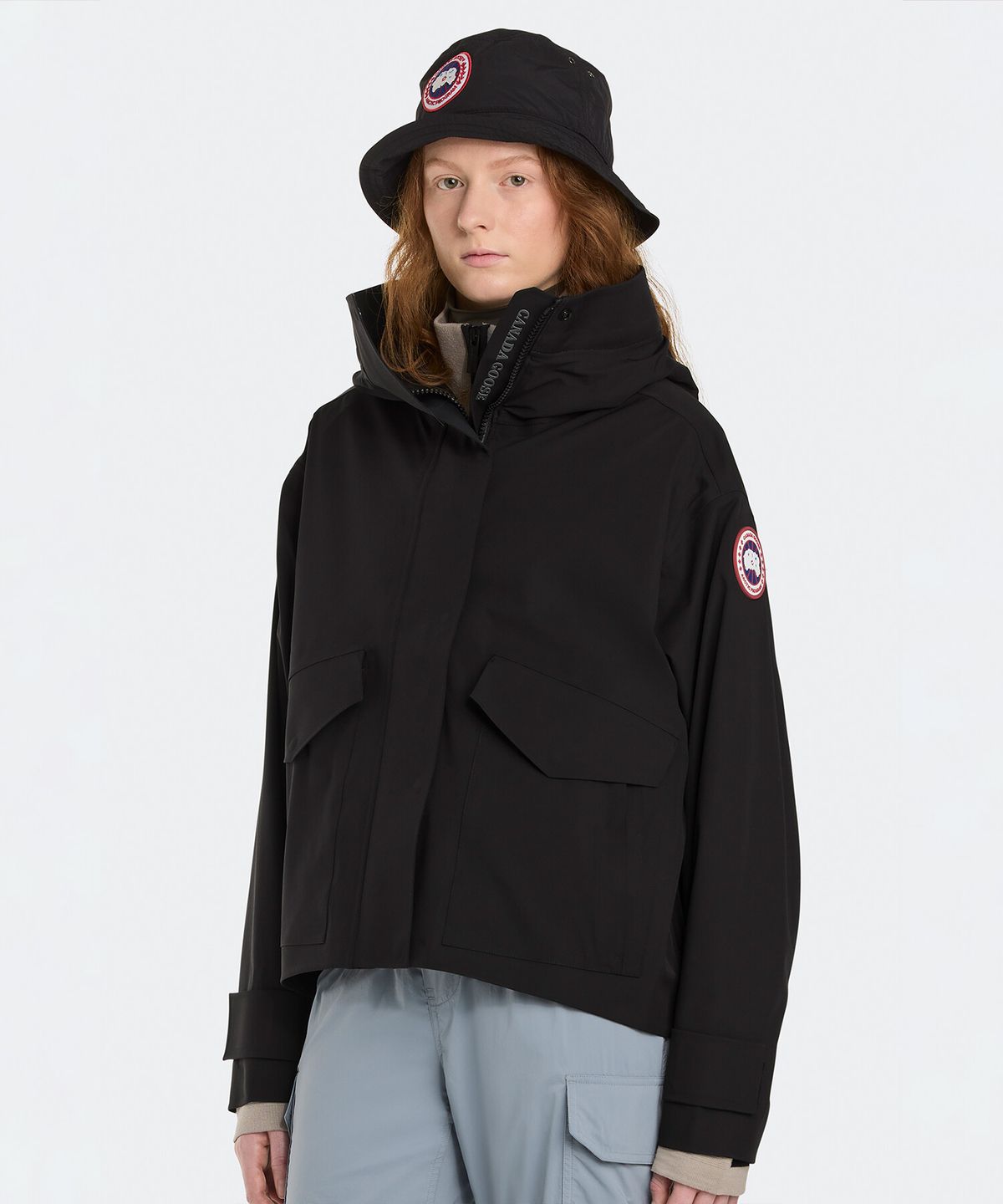 캐나다구스(CANADAGOOSE) 여성 토피노 레인 자켓(Black)_Q265AWJC09BKB