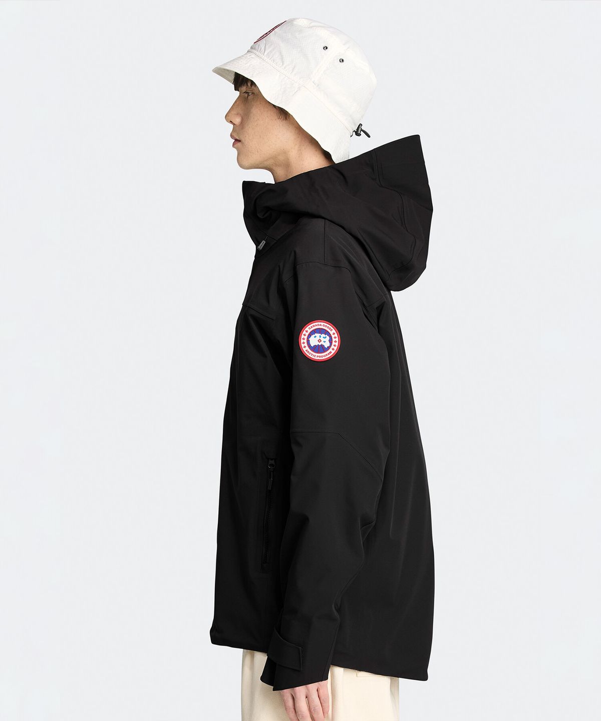 캐나다구스(CANADAGOOSE) 남성 루퍼트 레인 자켓(Black)_Q265AMJC12BKN