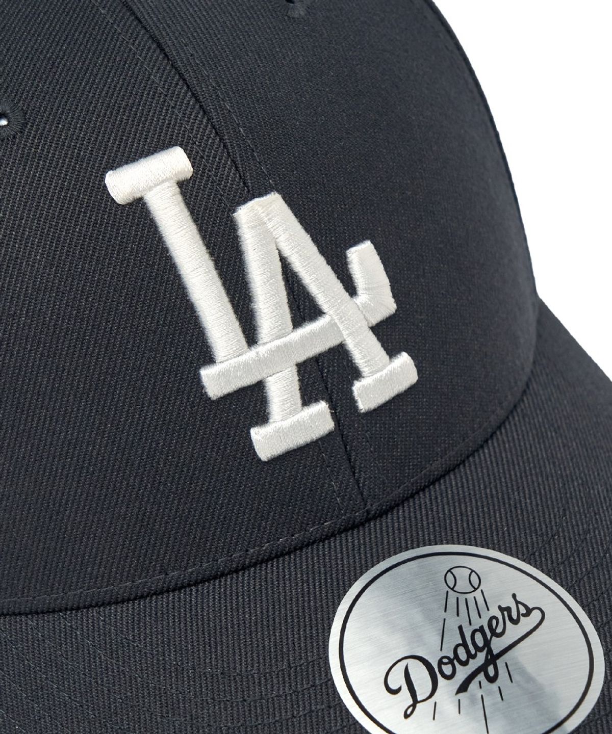 엠엘비(MLB) 시그니처 컬시브 스트럭쳐 볼캡 LA (D.Charcoal Grey)