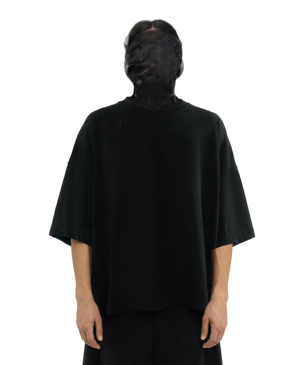 그라프트맨(GRAFTMEN) SQUARE T-SHIRT-BK