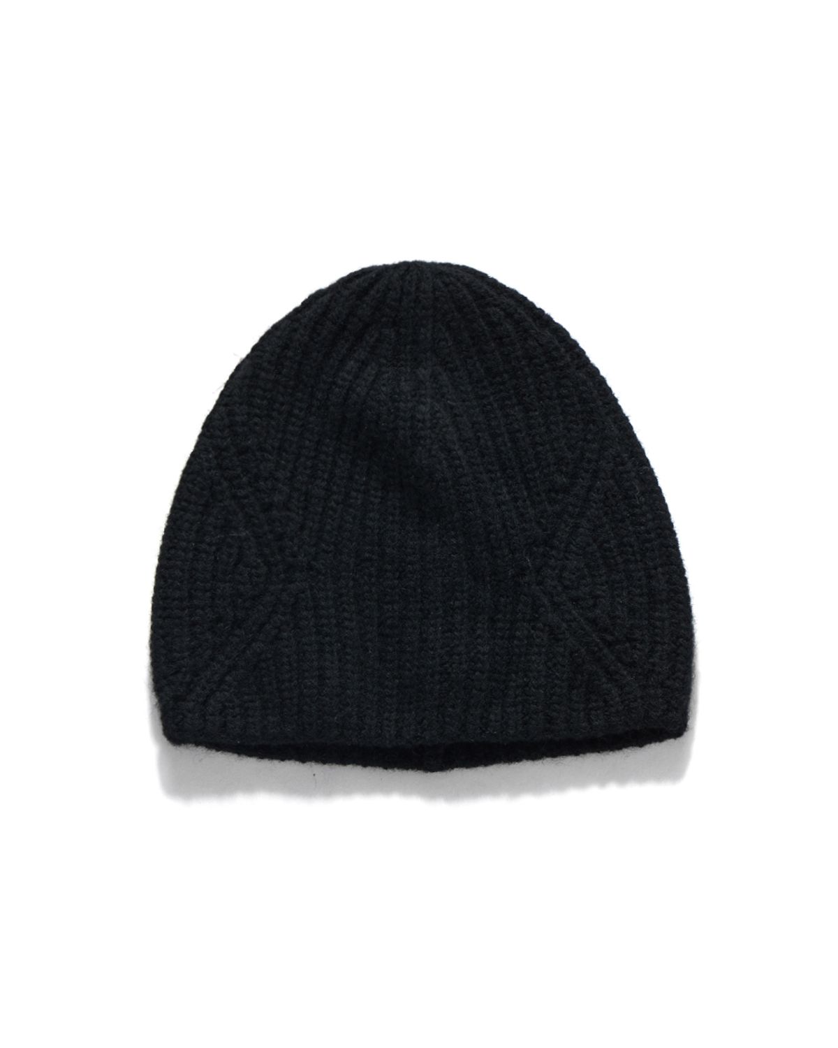 언어펙티드 에센셜(UNAFFECTED ESSENTIAL) KNIT BEANIE / BLACK
